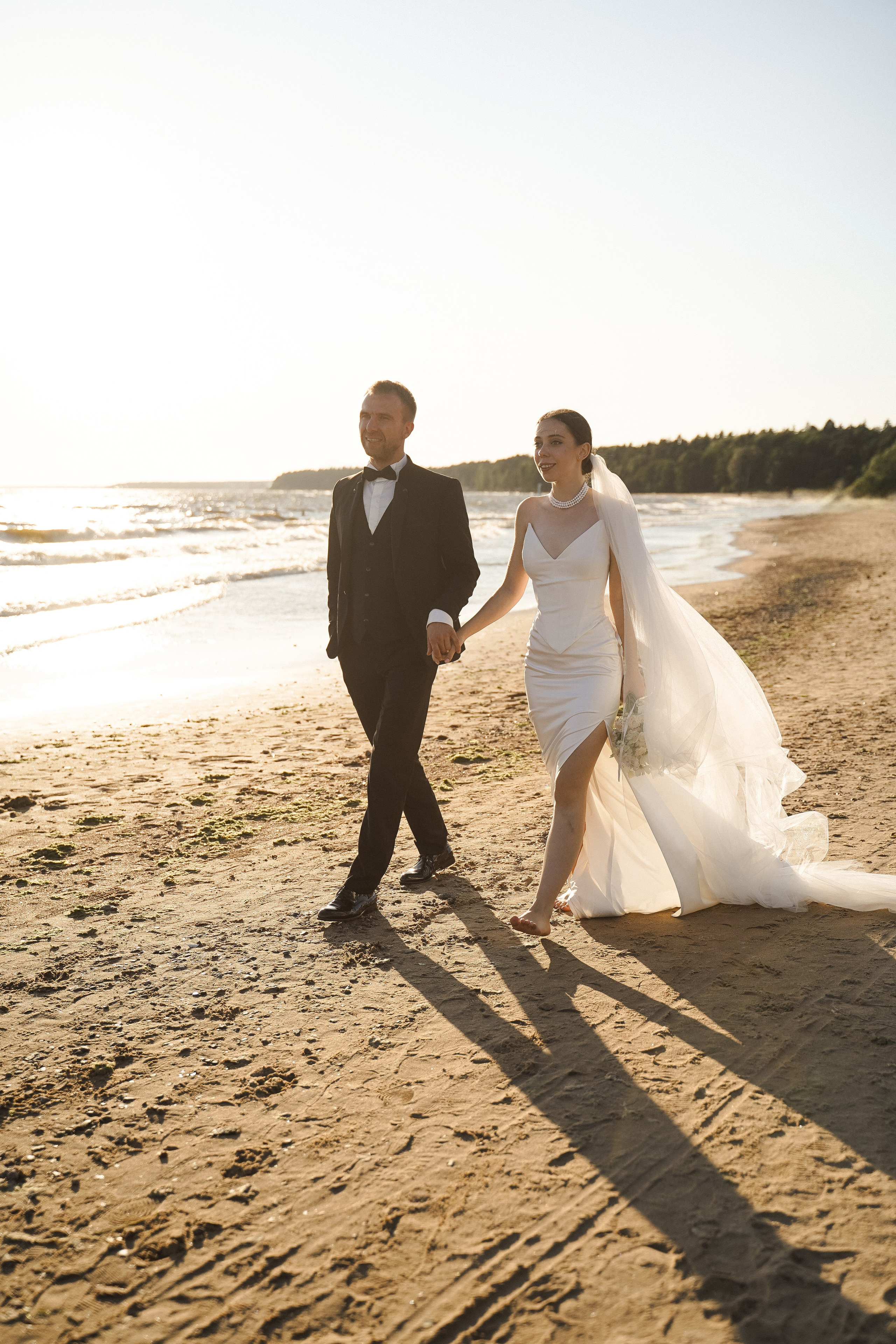 Свадьба на заливе в атлантисе. Свадебный фотограф организатор в Санкт-Петербурге Ассоль Опарина