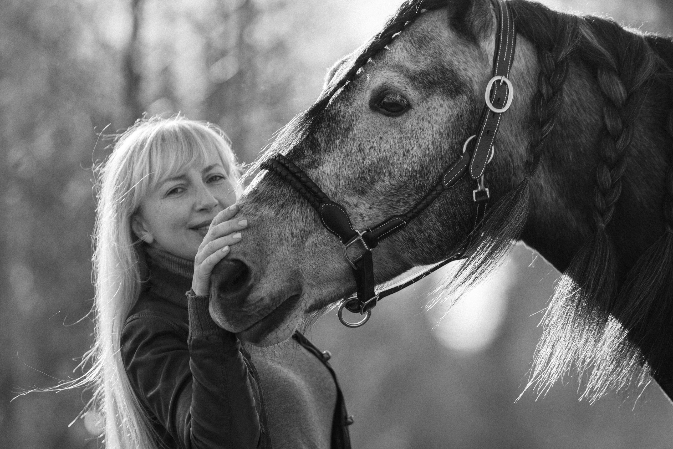 Ирина и Командор. Фотограф анималист Осипчикова Мария