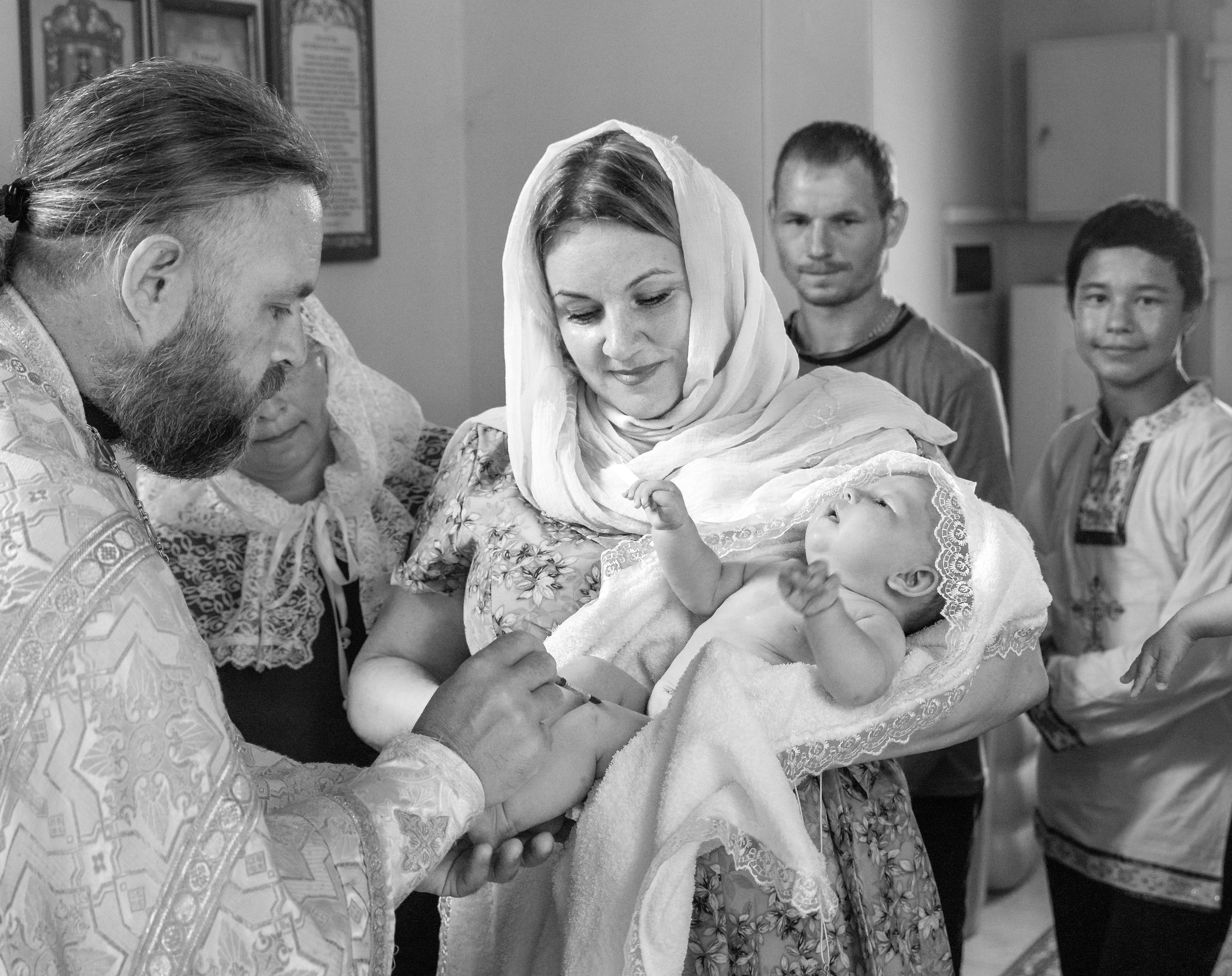 Крещение. Детский семейный фотограф в г. Находка Ольга Коваленко, фотостудия Memories