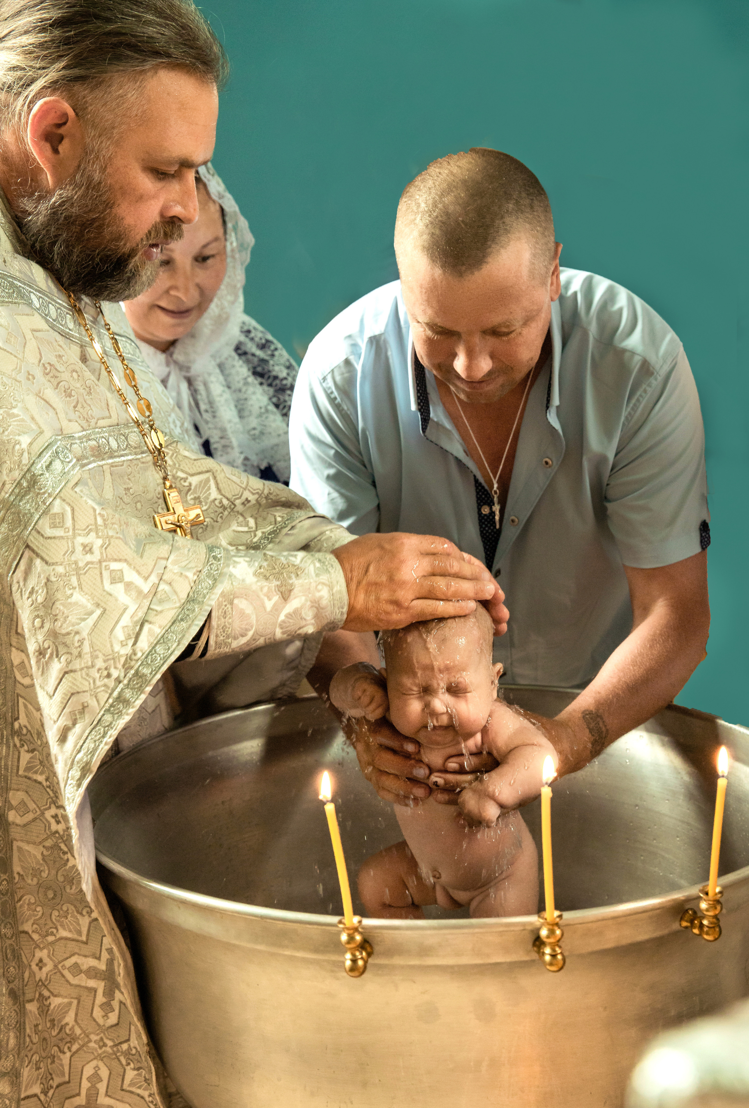 Крещение. Детский семейный фотограф в г. Находка Ольга Коваленко, фотостудия Memories