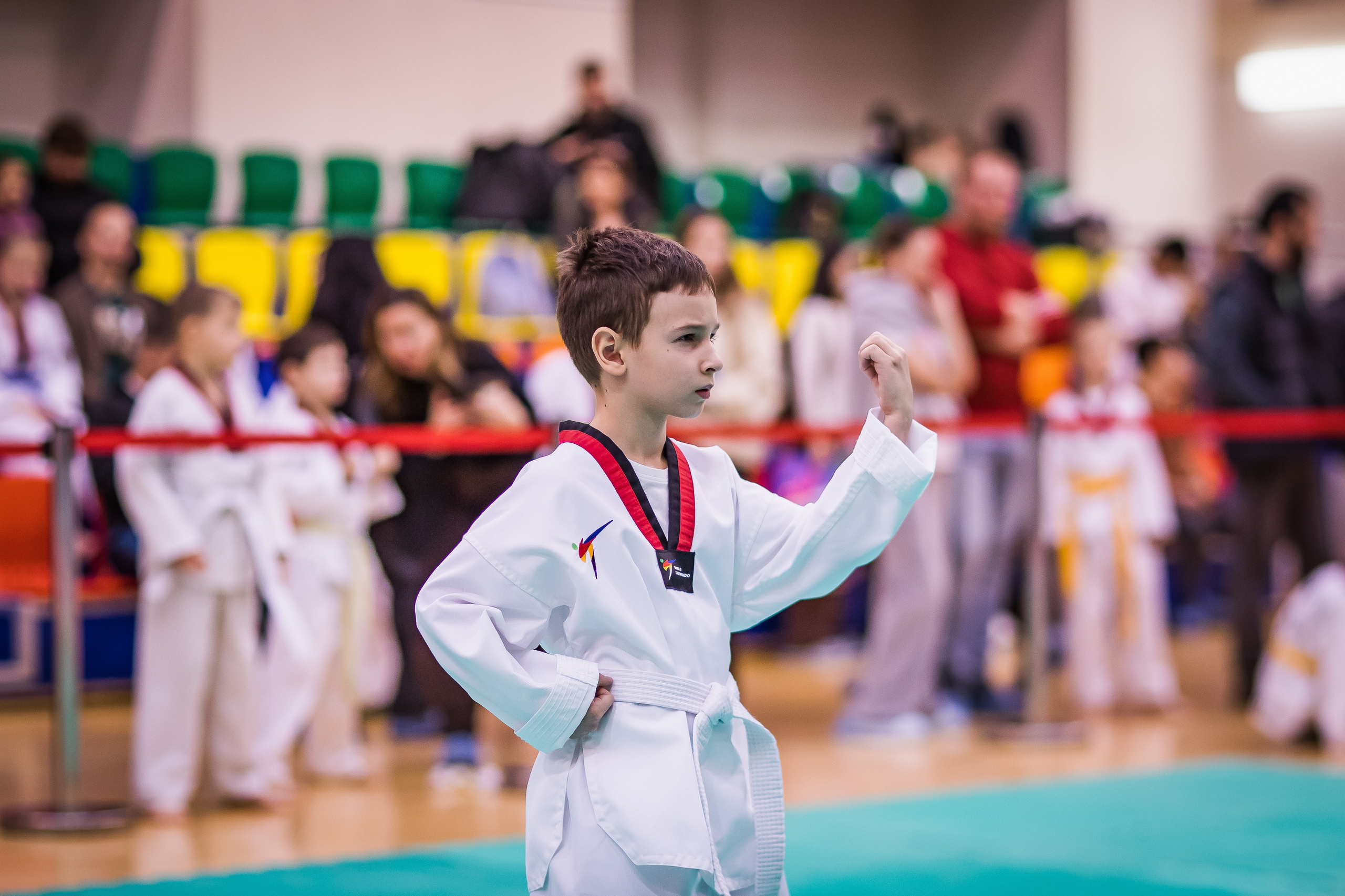 Турнир Федерации детского тхэквондо России по дисциплине ПХУМСЭ. Спортивный фотограф Максим Серегин
