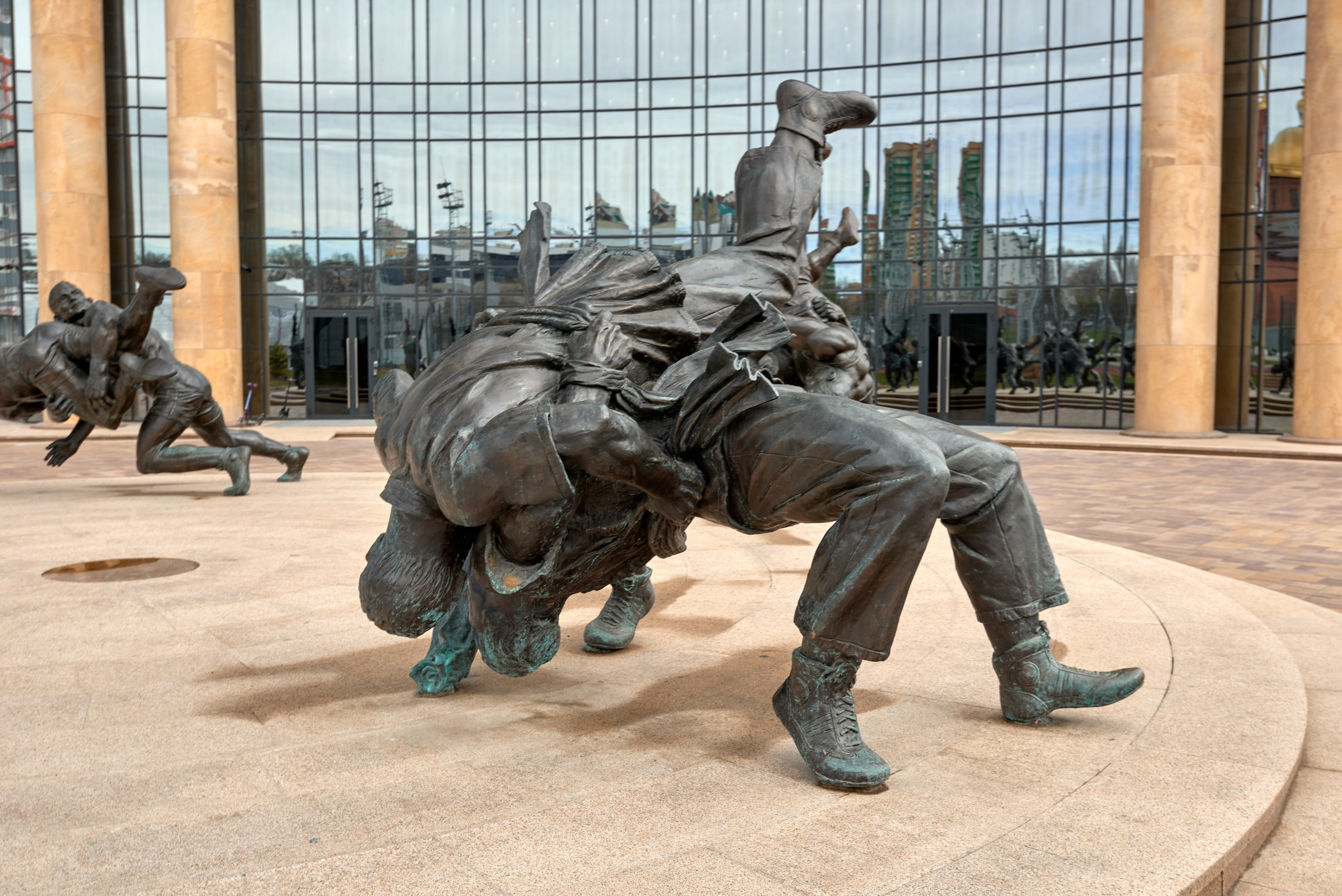 Центр спортивной подготовки Республики Башкортостан Дворец борьбы. Абросимов Лев интерьерный и архитектурный фотограф