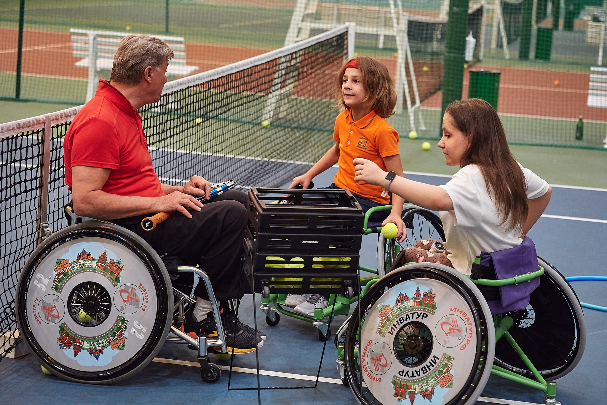 Тренировка теннис на колясках / АНО «Второе дыхание». Антон Артюшин, портретный фотограф. Москва