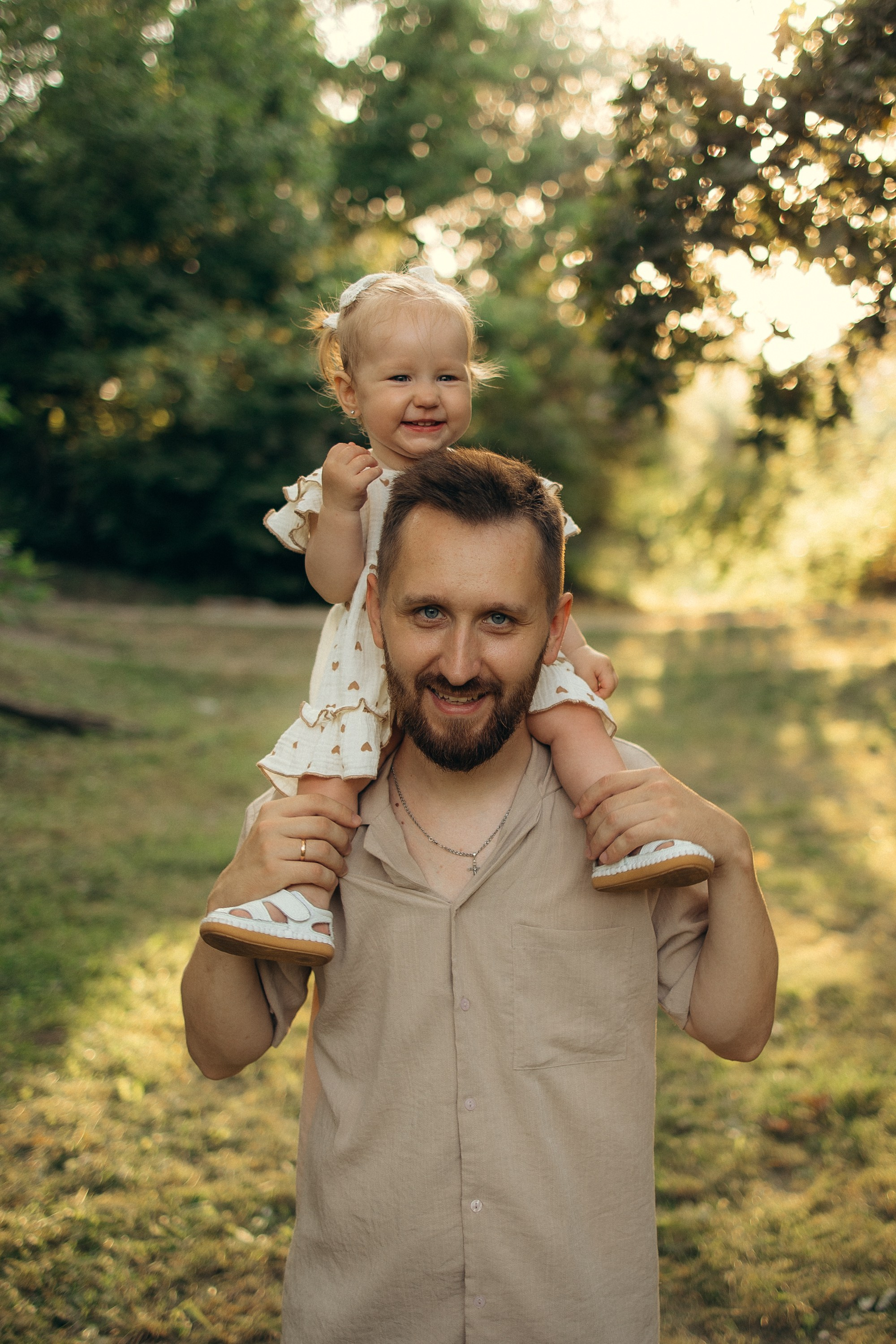 Игорь, Мария и Анютка — дендрарий. Семейный фотограф в Краснодаре Храмова Анна