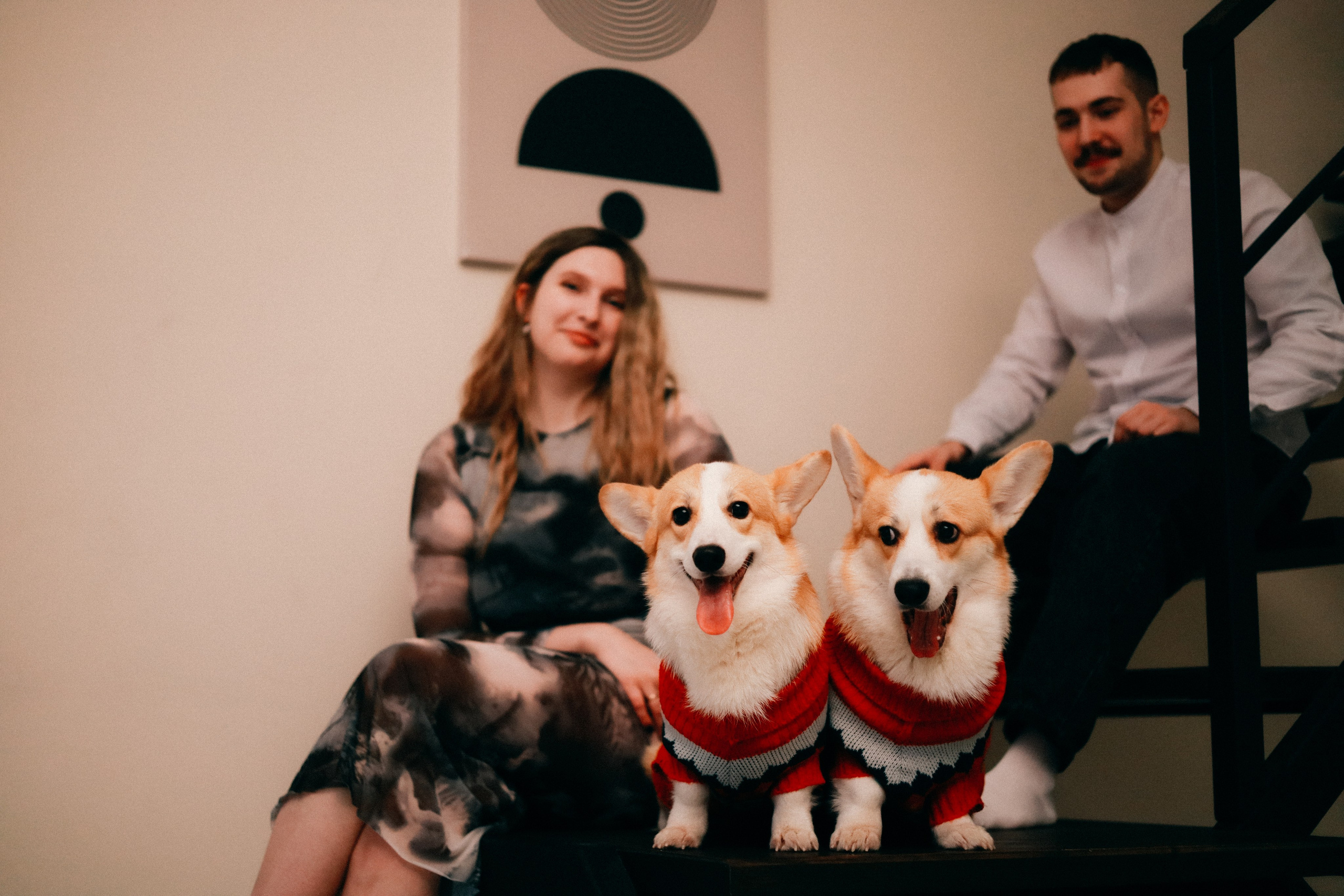 Оля, Антон и сыновья. Фотограф София Комкина