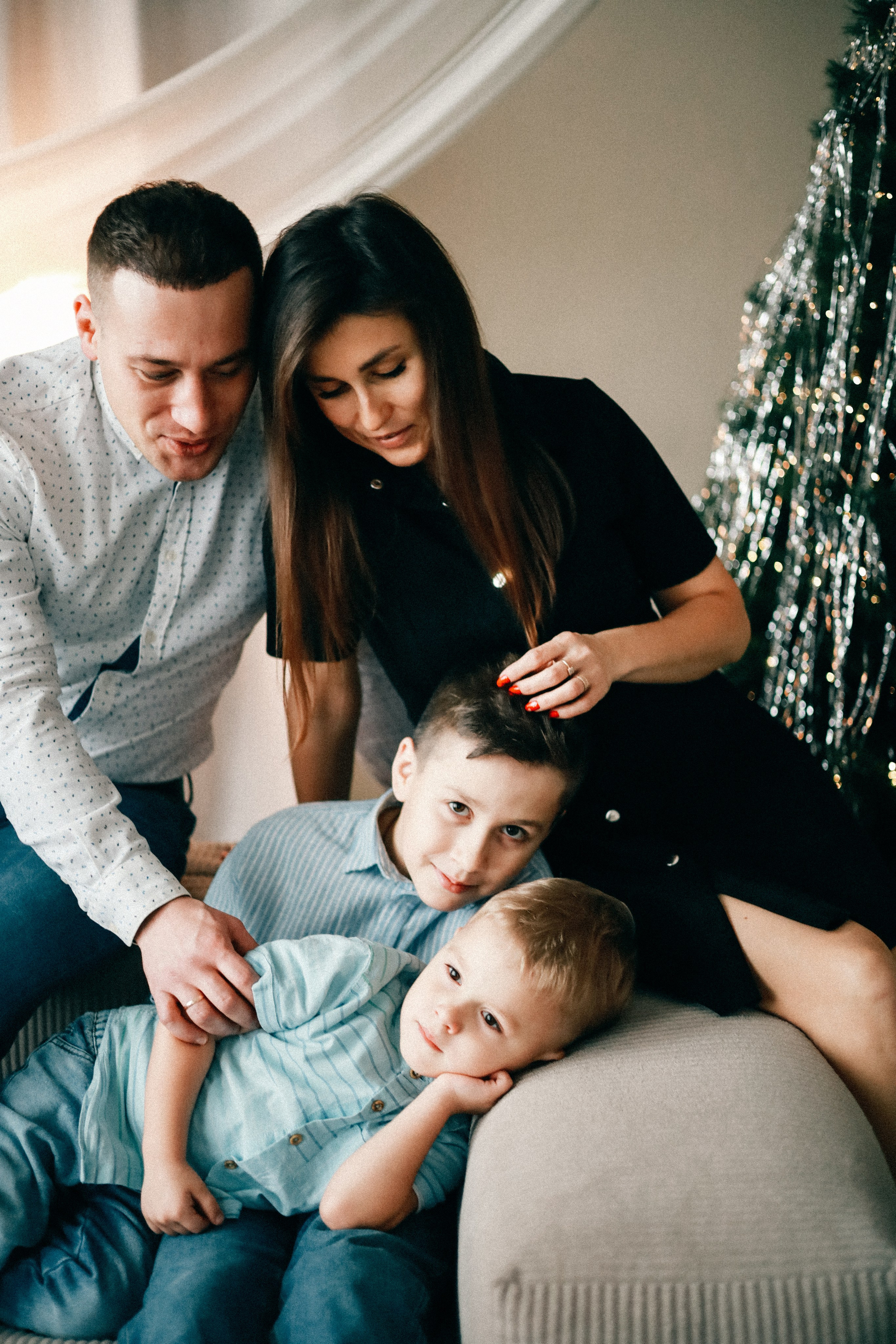 Катя, Витя, Никита и Платоша. Фотограф София Комкина