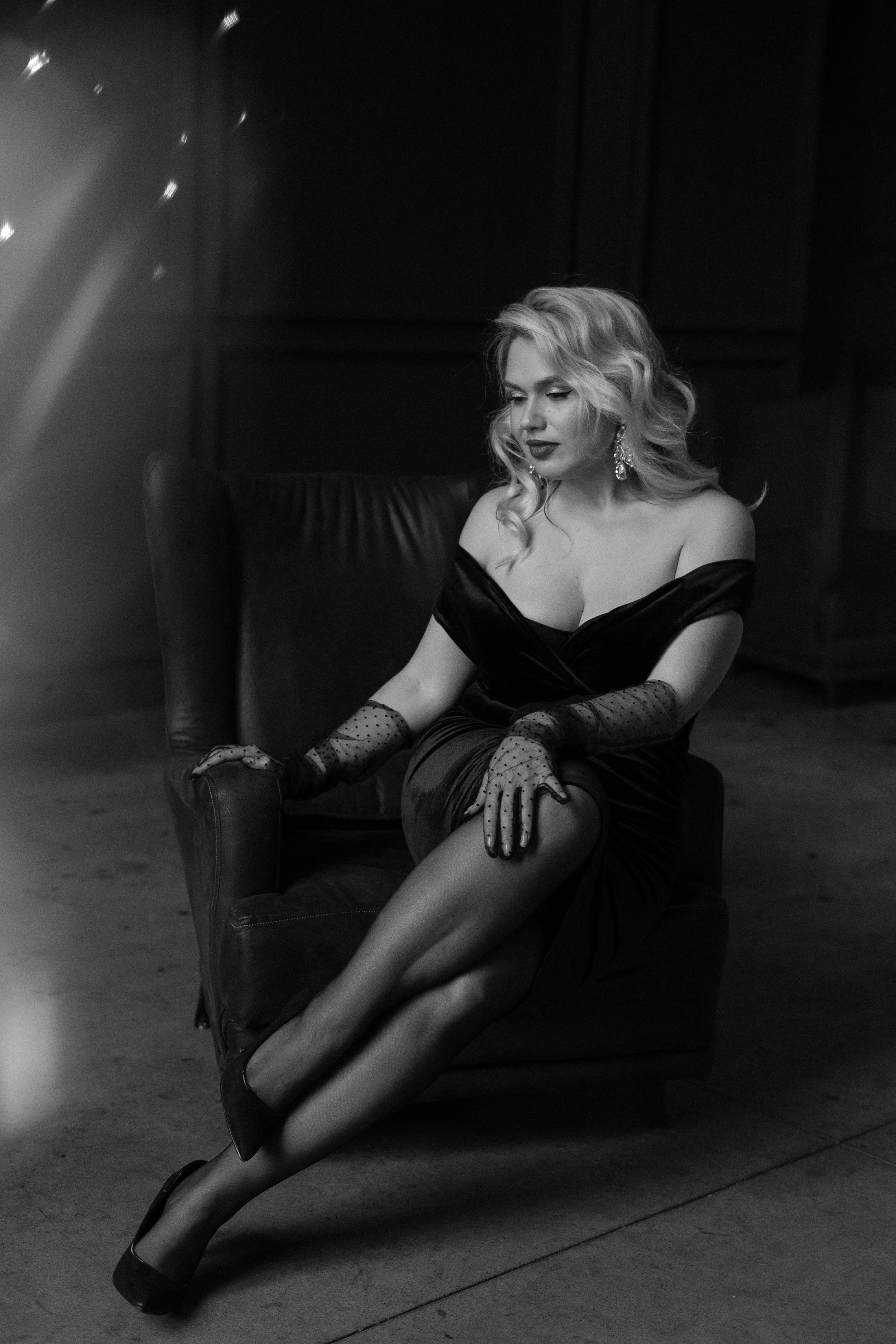 Наташа. В стиле Старого Голливуда. Эстетичная фото- и видеосъёмка Ирина Арсентьева. Челябинск и весь мир