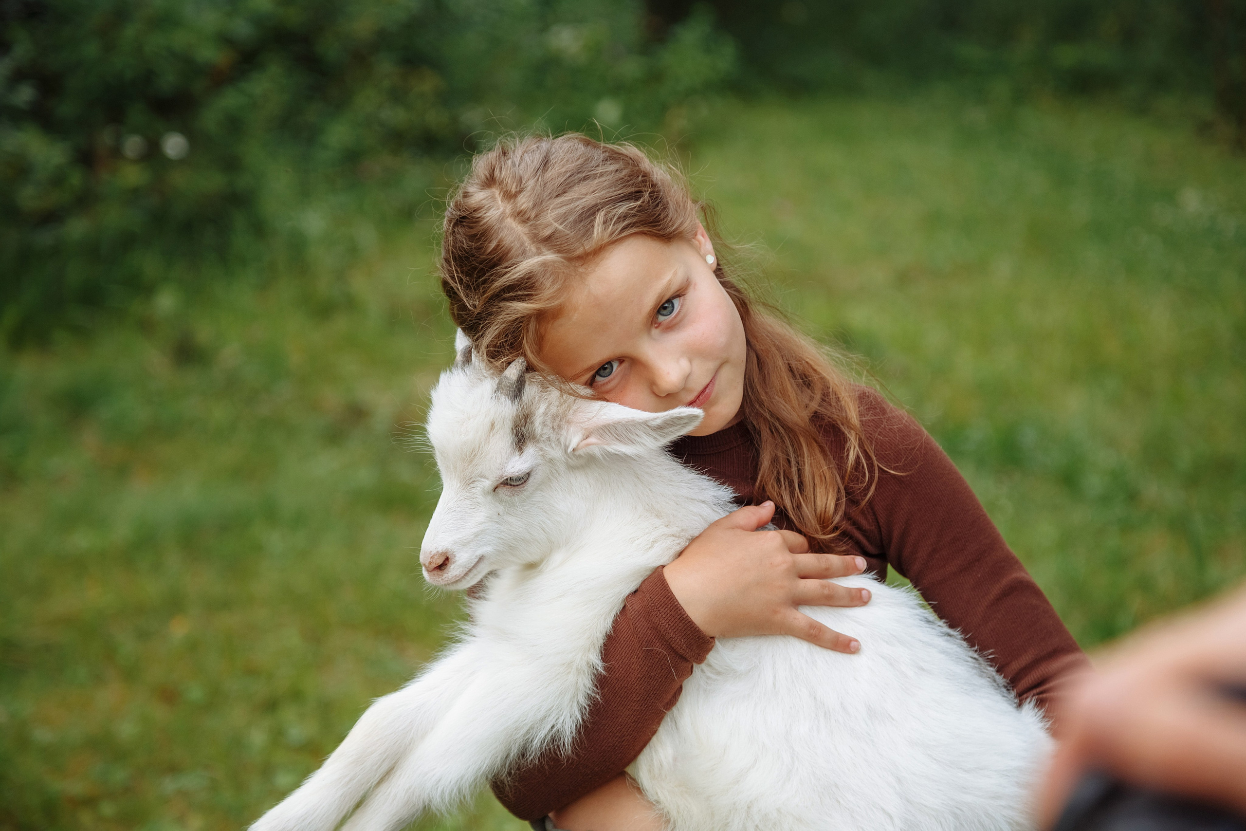 С козлятами. Семейный фотограф Любовь Саркеева