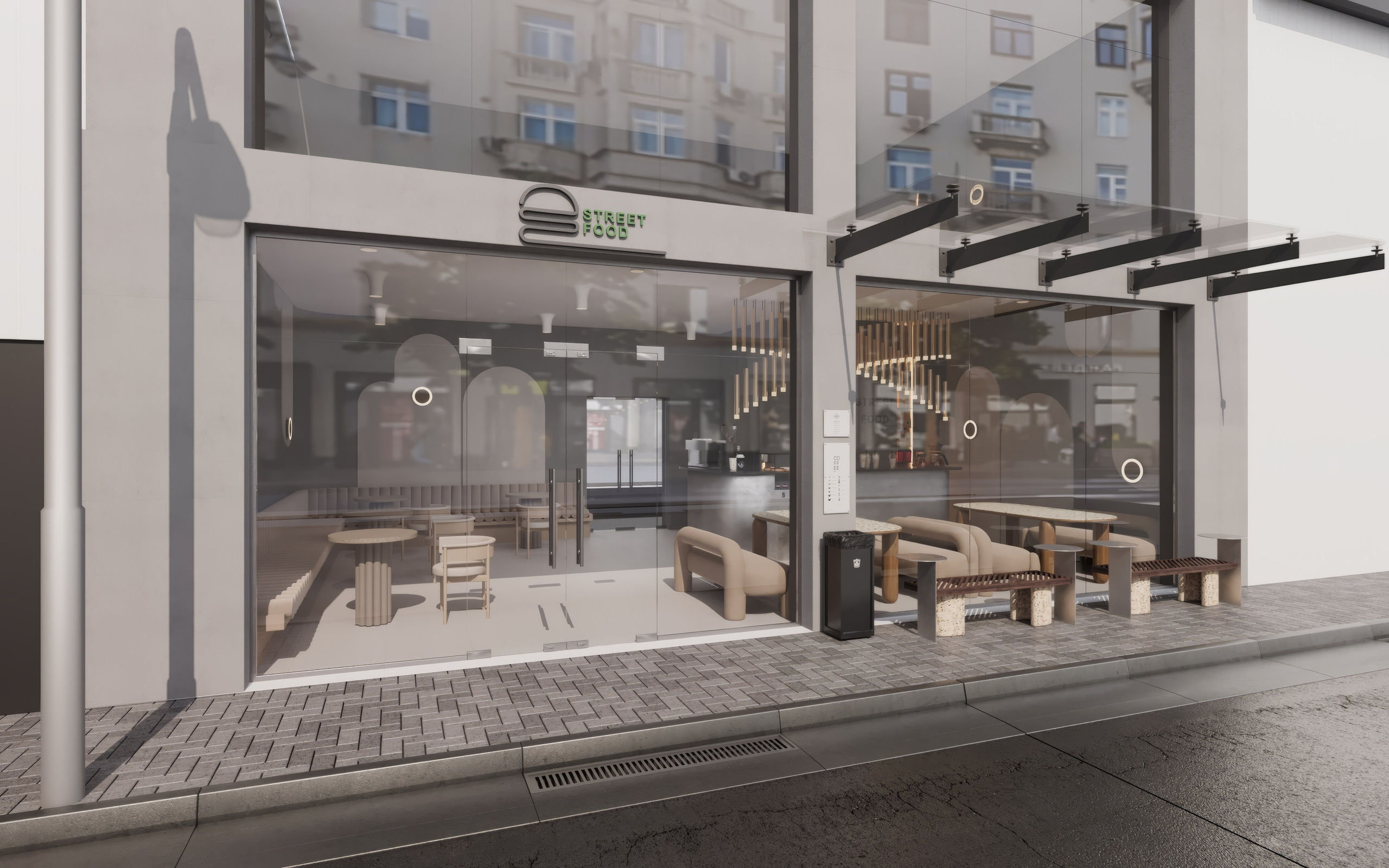 Кафе. Мансур Гусейнов дизайнер интерьеров г. Махачкала