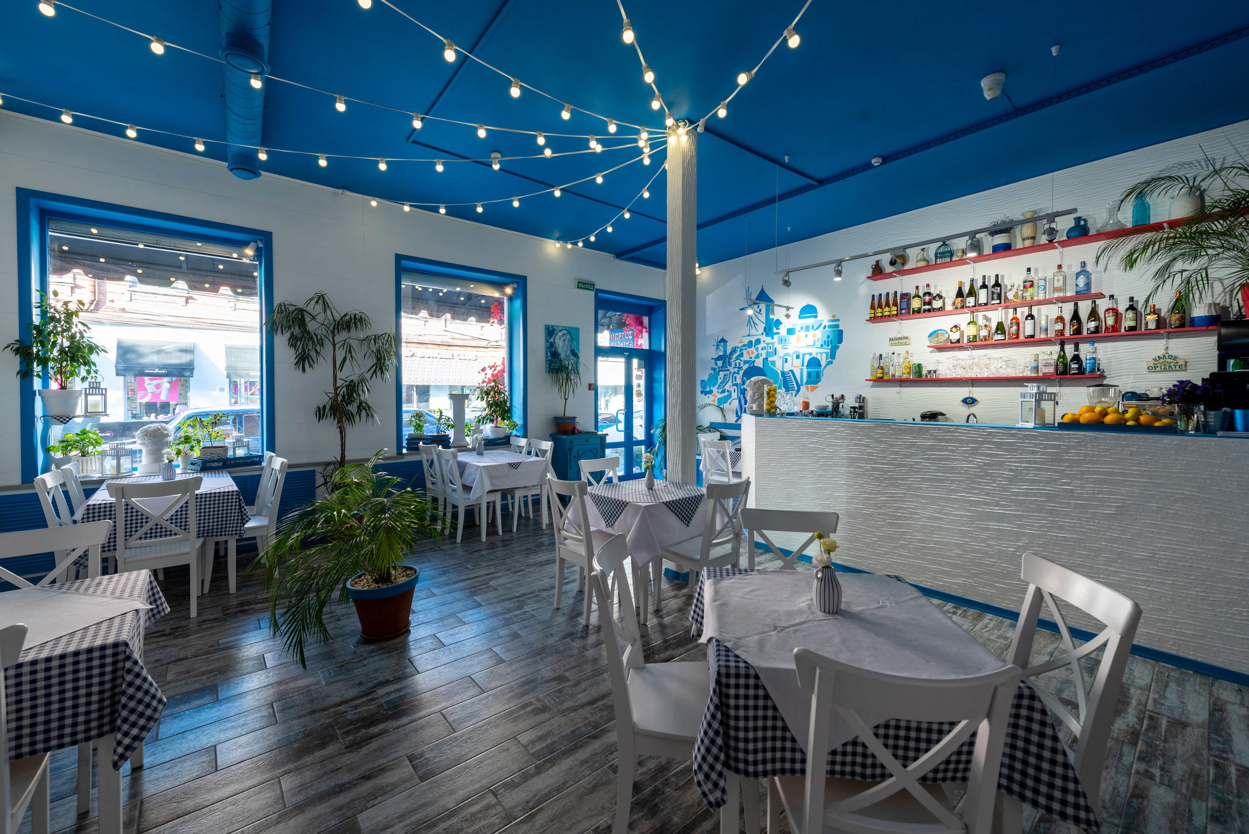 Греческая Таверна Йоргос. Интерьерный и репортажный фотограф в Краснодаре Дмитрий Вальков