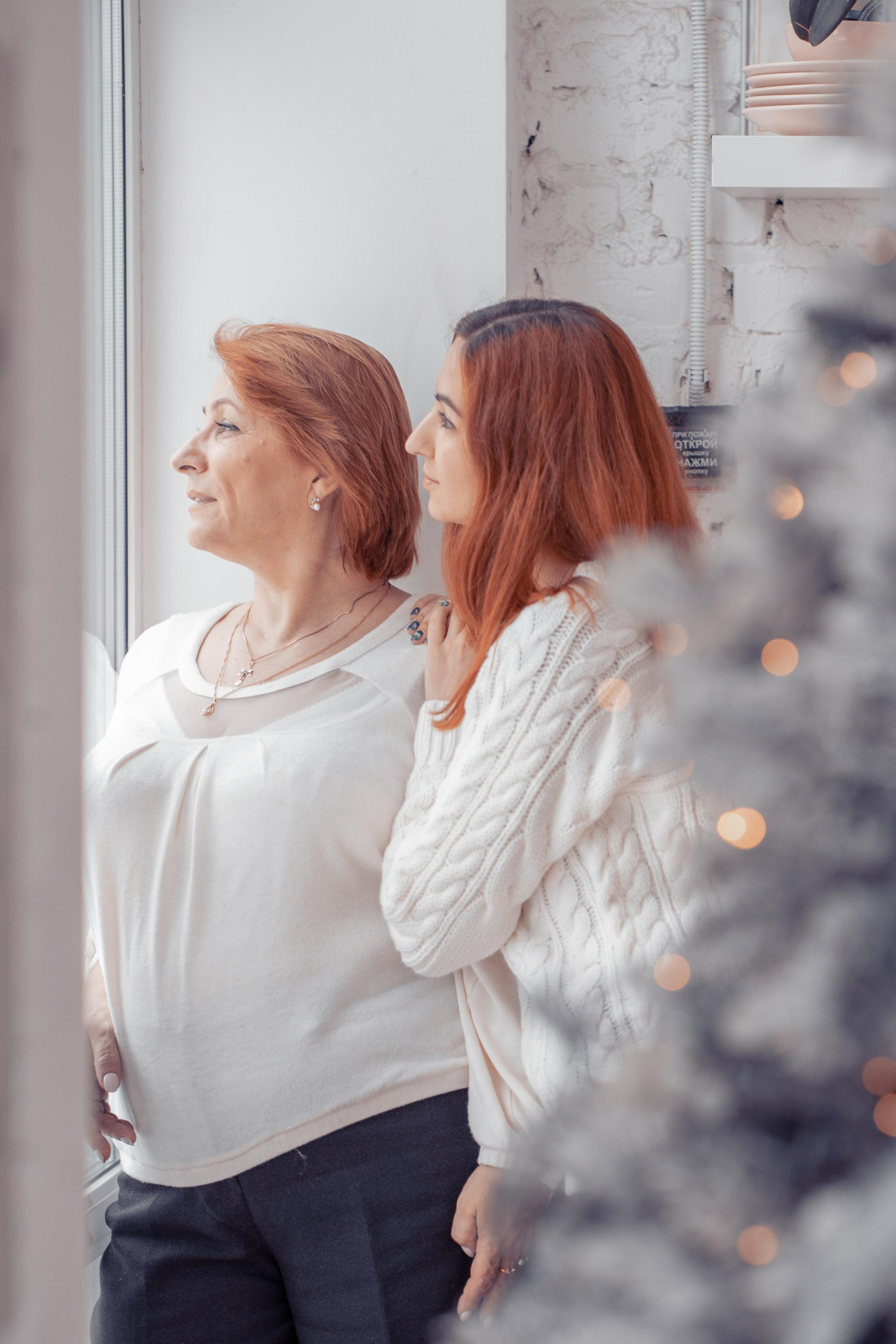 Наташа с мамой