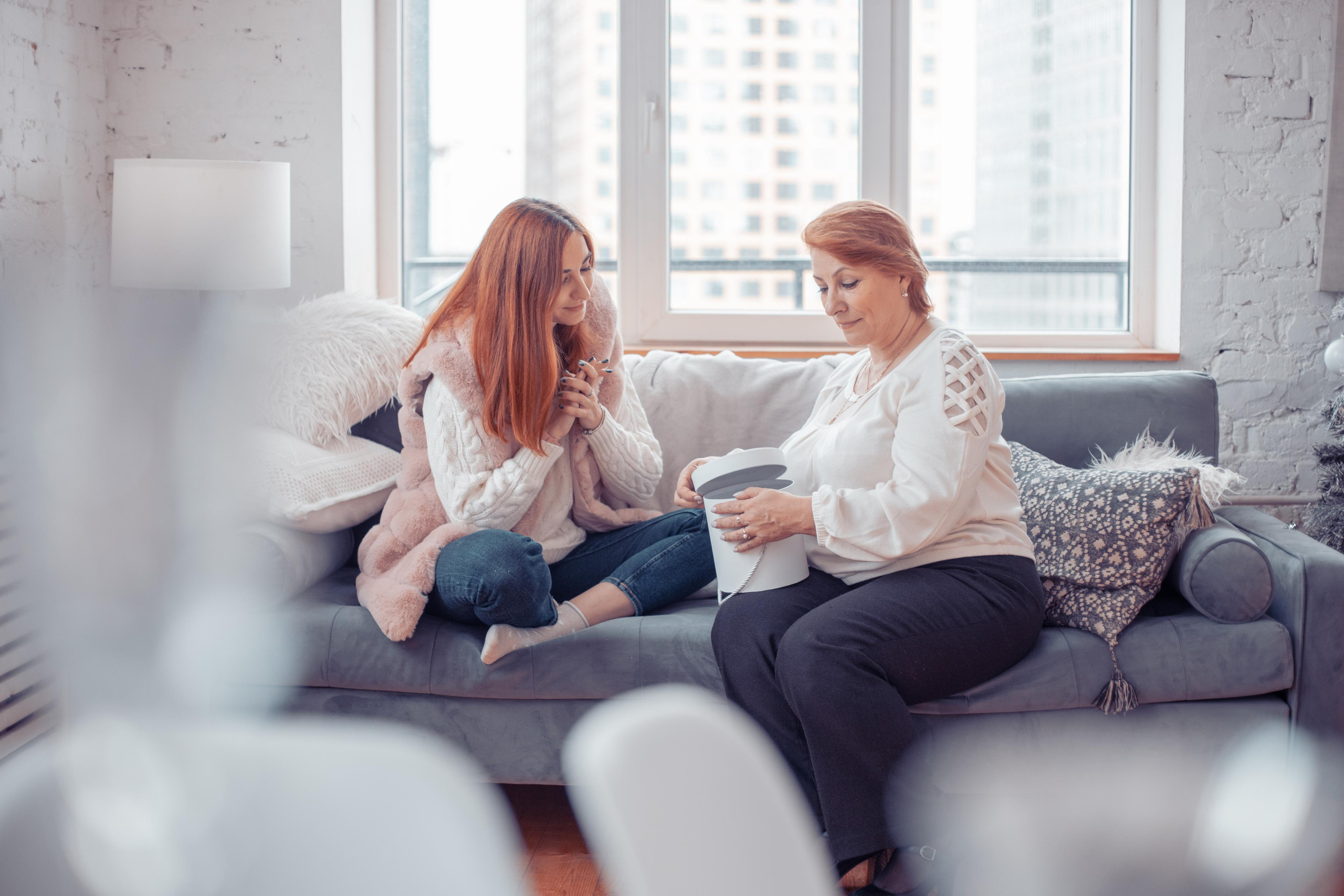 Наташа с мамой