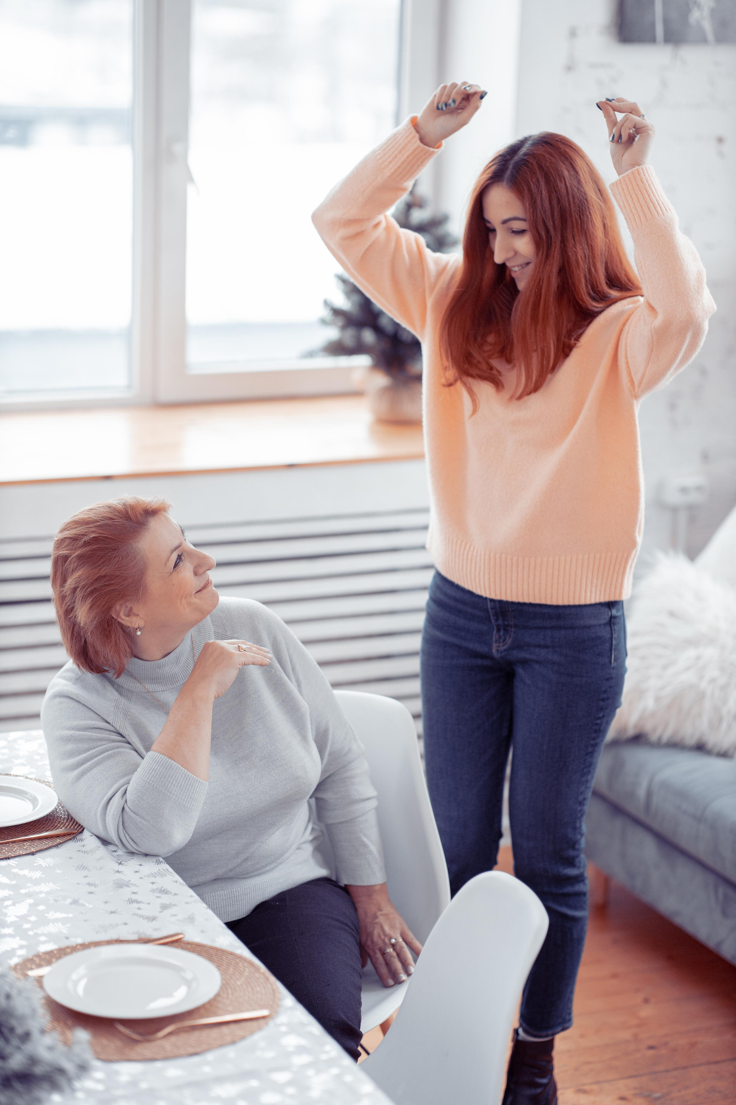 Наташа с мамой