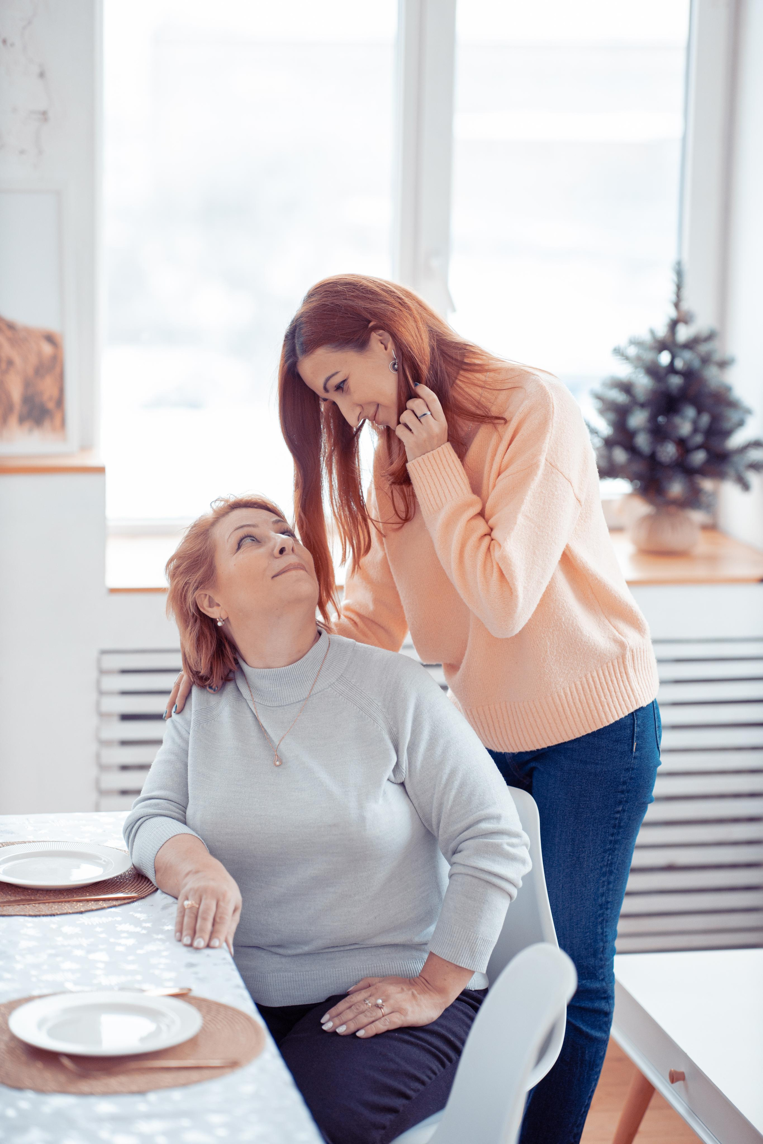 Наташа с мамой