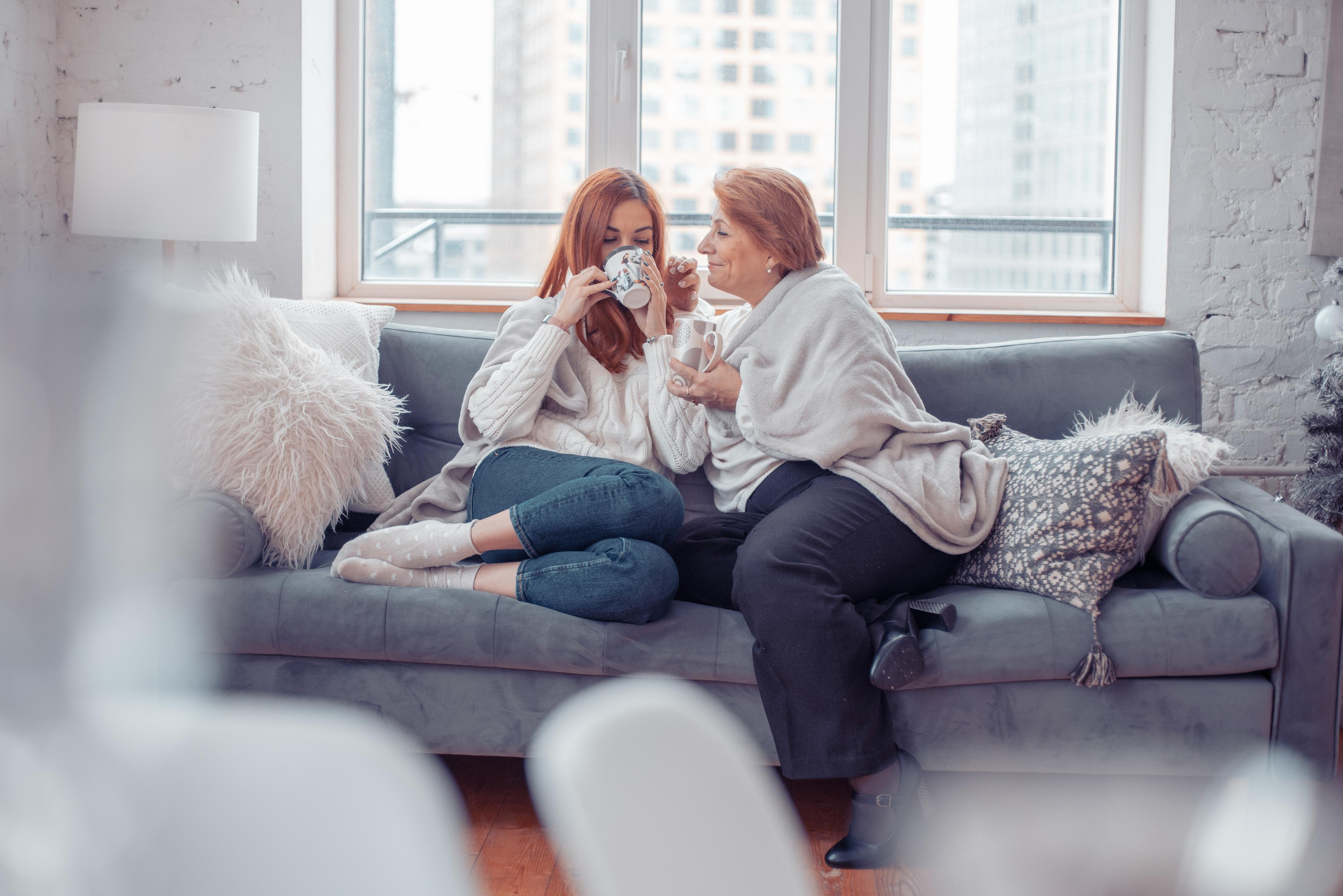 Наташа с мамой