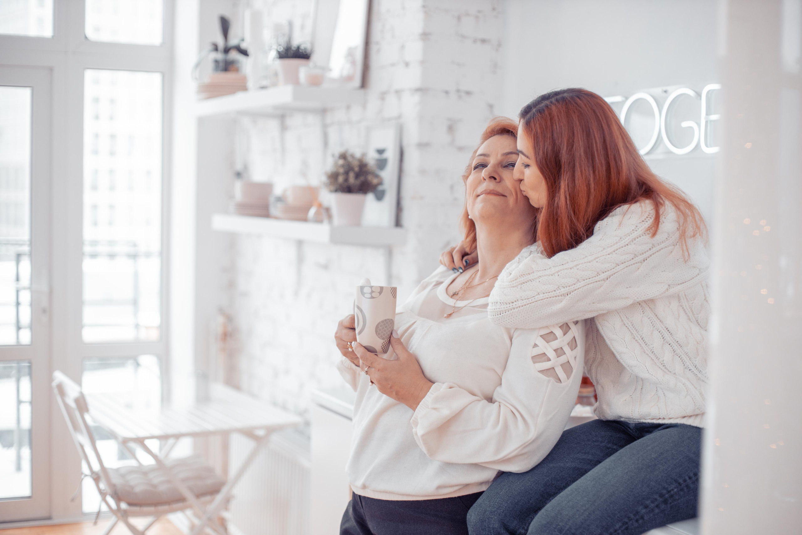 Наташа с мамой