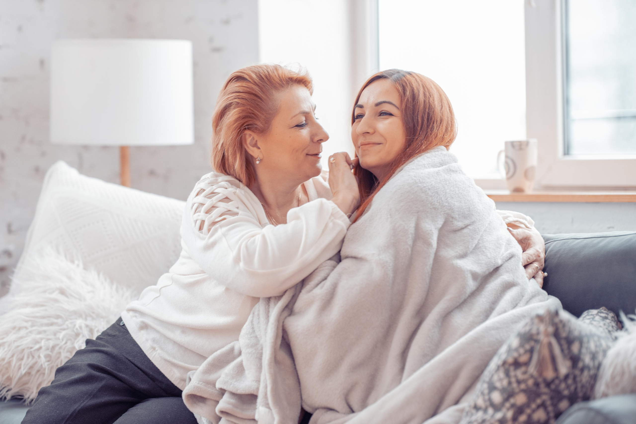 Наташа с мамой