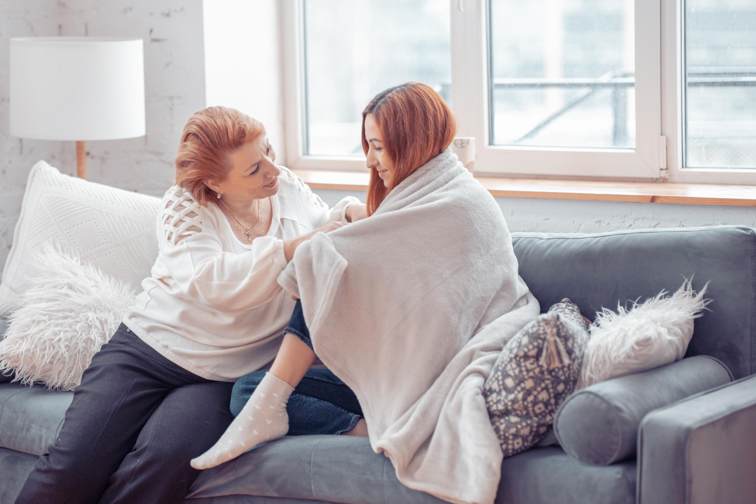 Наташа с мамой