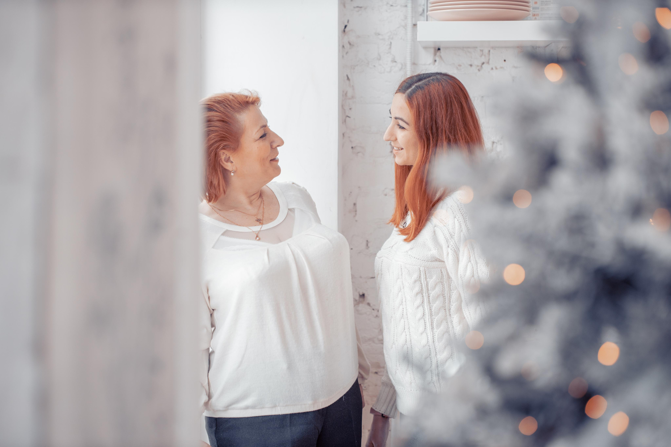 Наташа с мамой