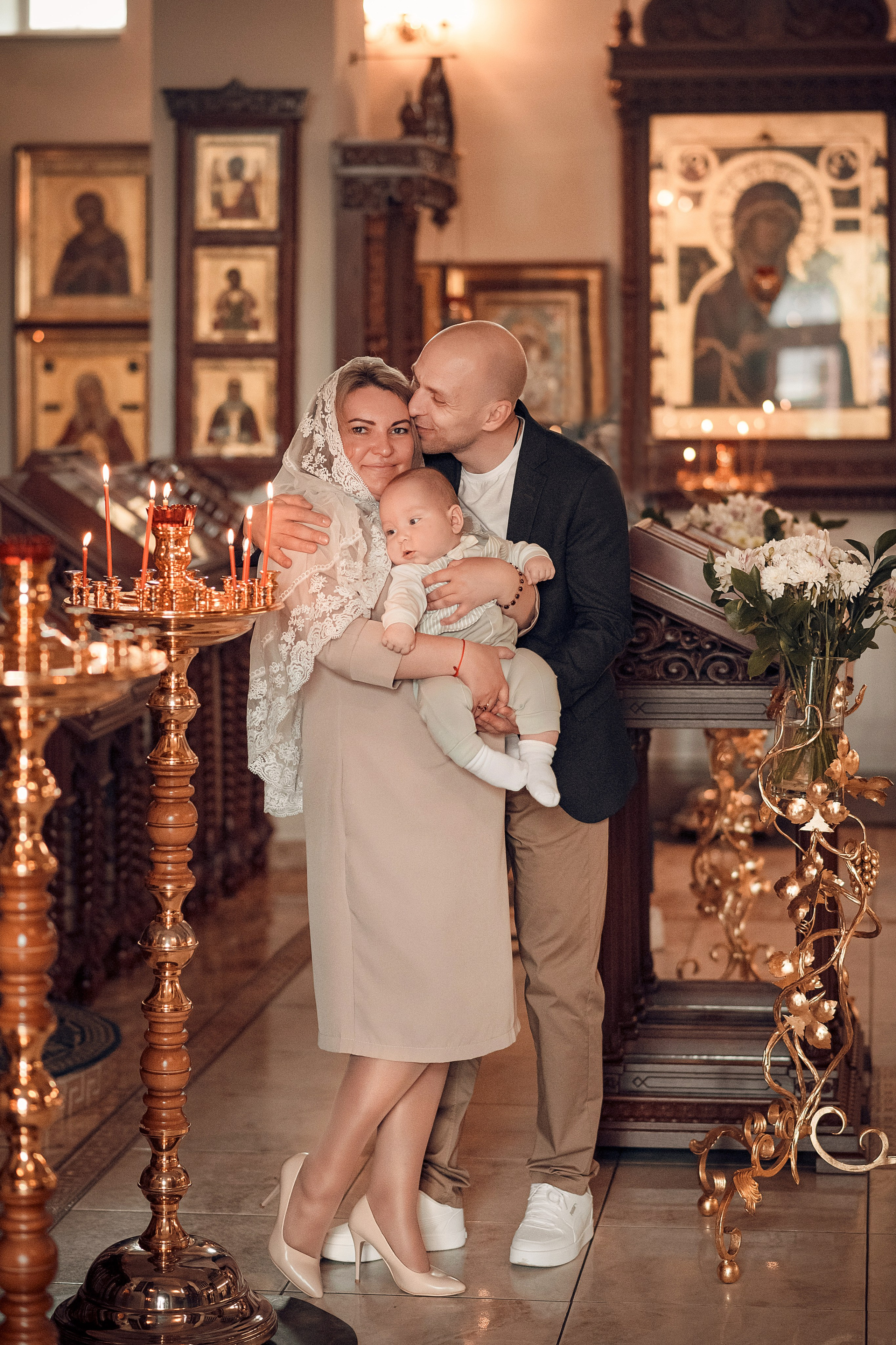 Крещение Марка. Свадебный, семейный и детский фотограф в Москве и области