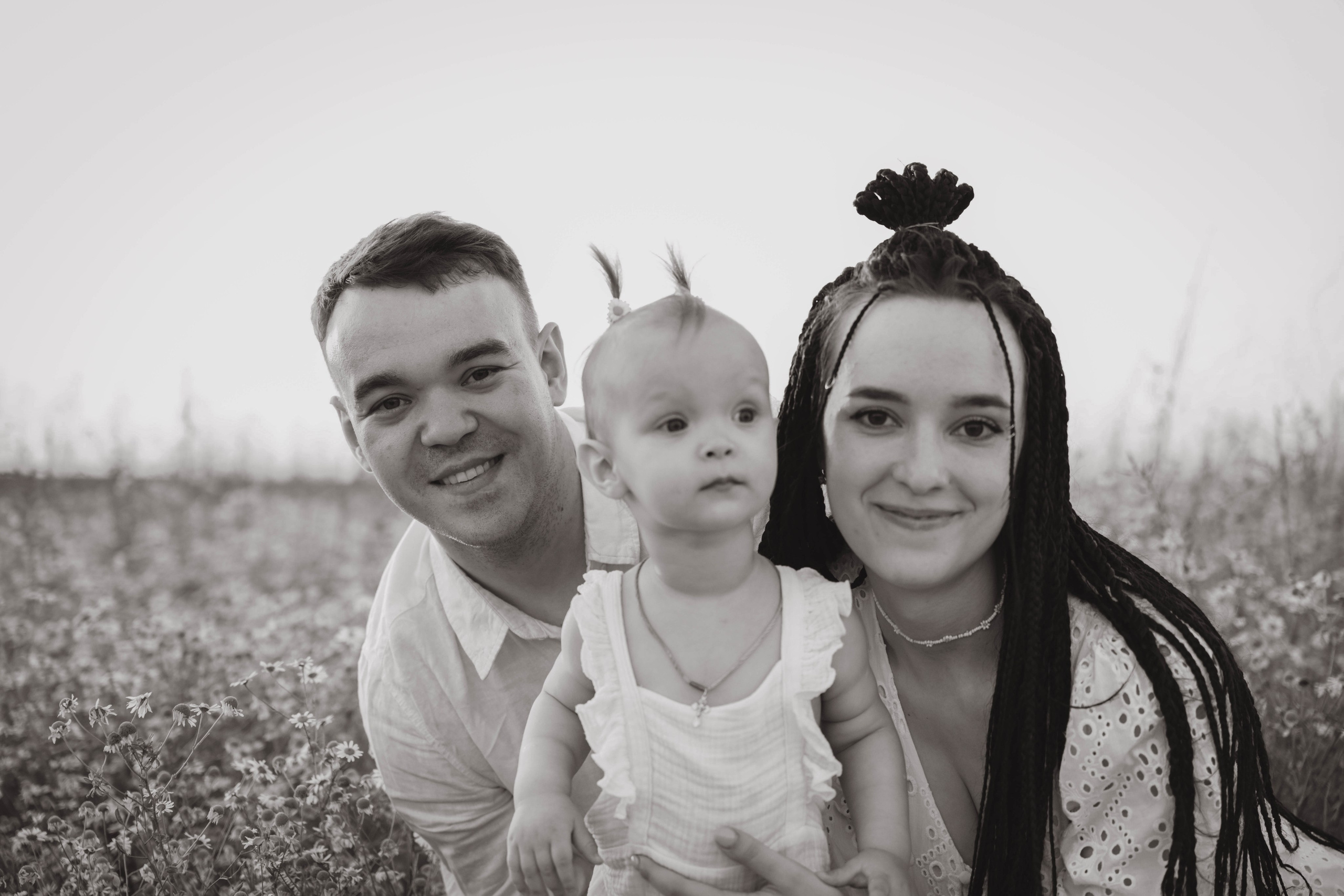 Ромашковое поле. Семейный фотограф в Москве Люберцах Ирина Вронская