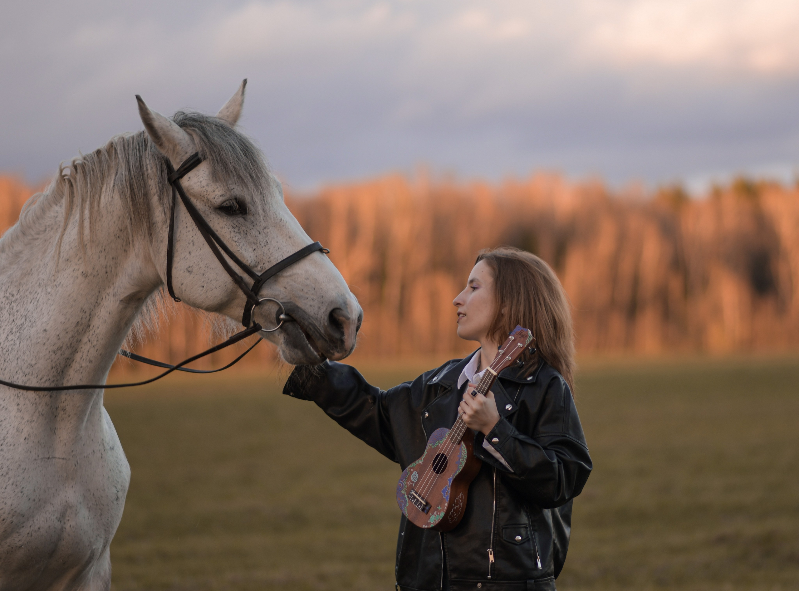 Портретная фотосессия с лошадьми. В созвучии с природой. Фотограф Светлана В. Пронина, Москва