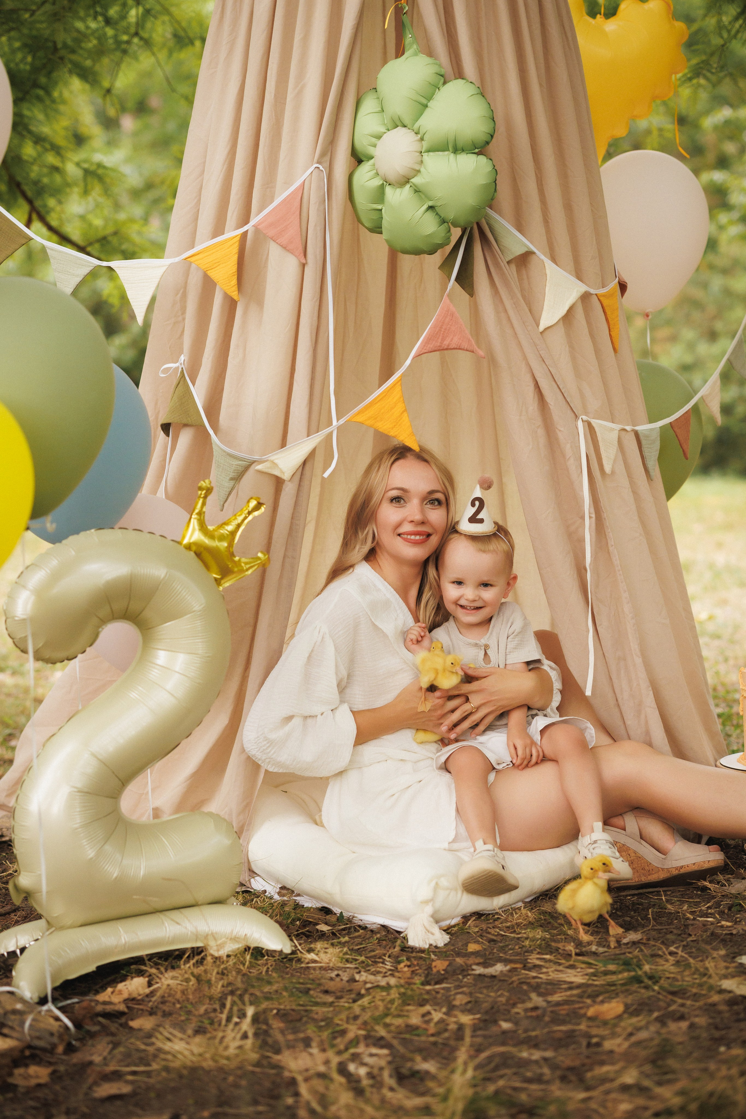 Детская, семейная фотосессия для именинников в парке, город Краснодар. Семейный и детский фотограф в Краснодаре Анна Трашкова