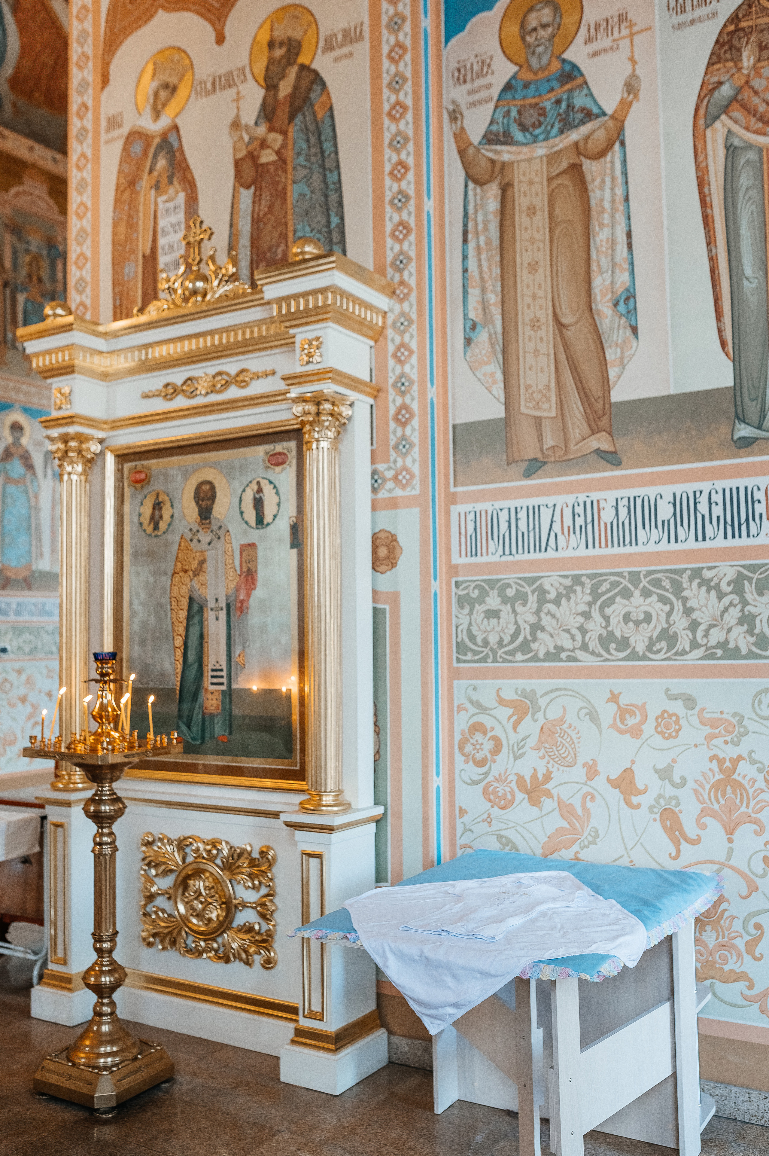 Крещение Саши. Часовня Тульского кремля. Семейный и детский фотограф в Туле