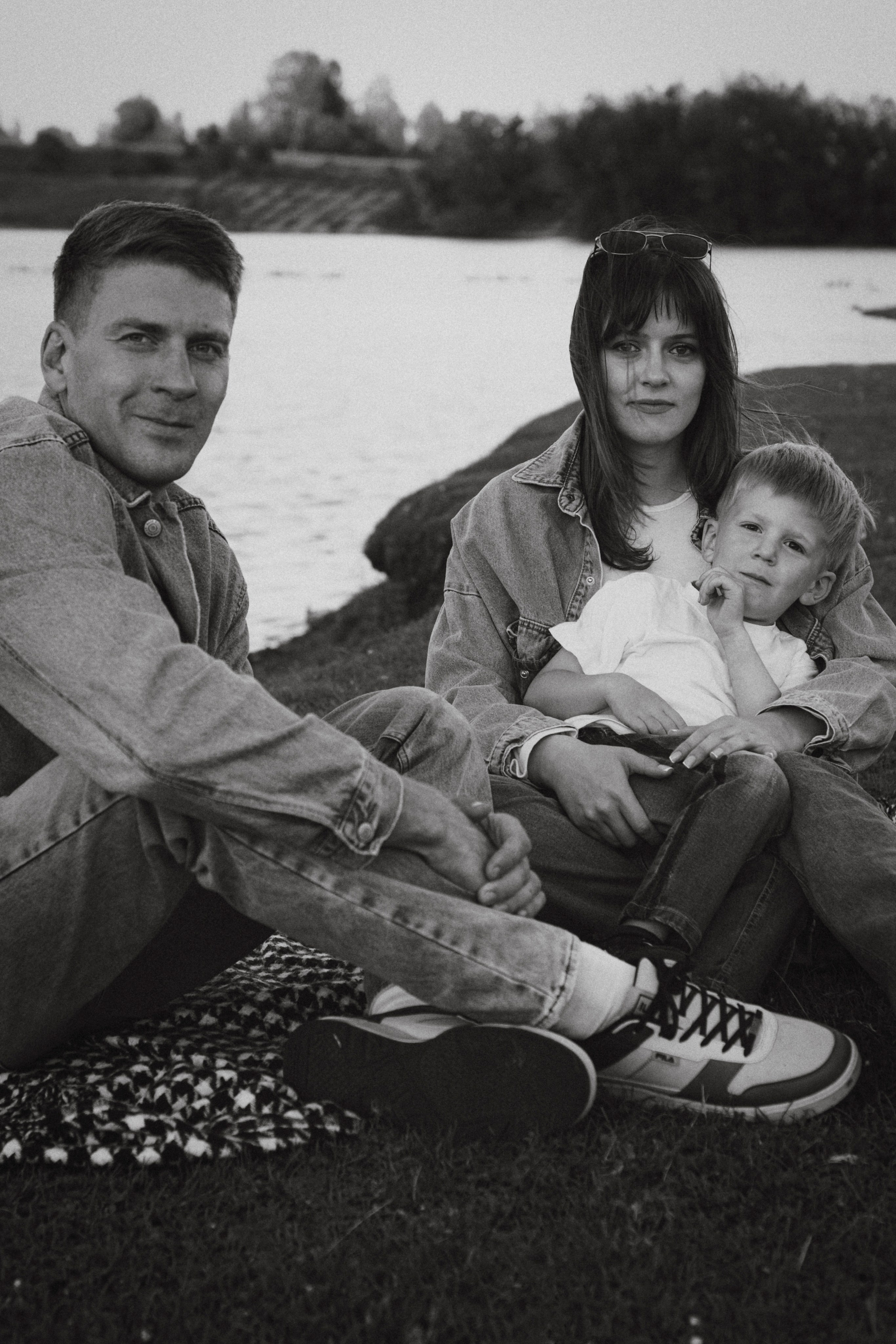 ЧБ семейная. Фотограф Бойко Антонина