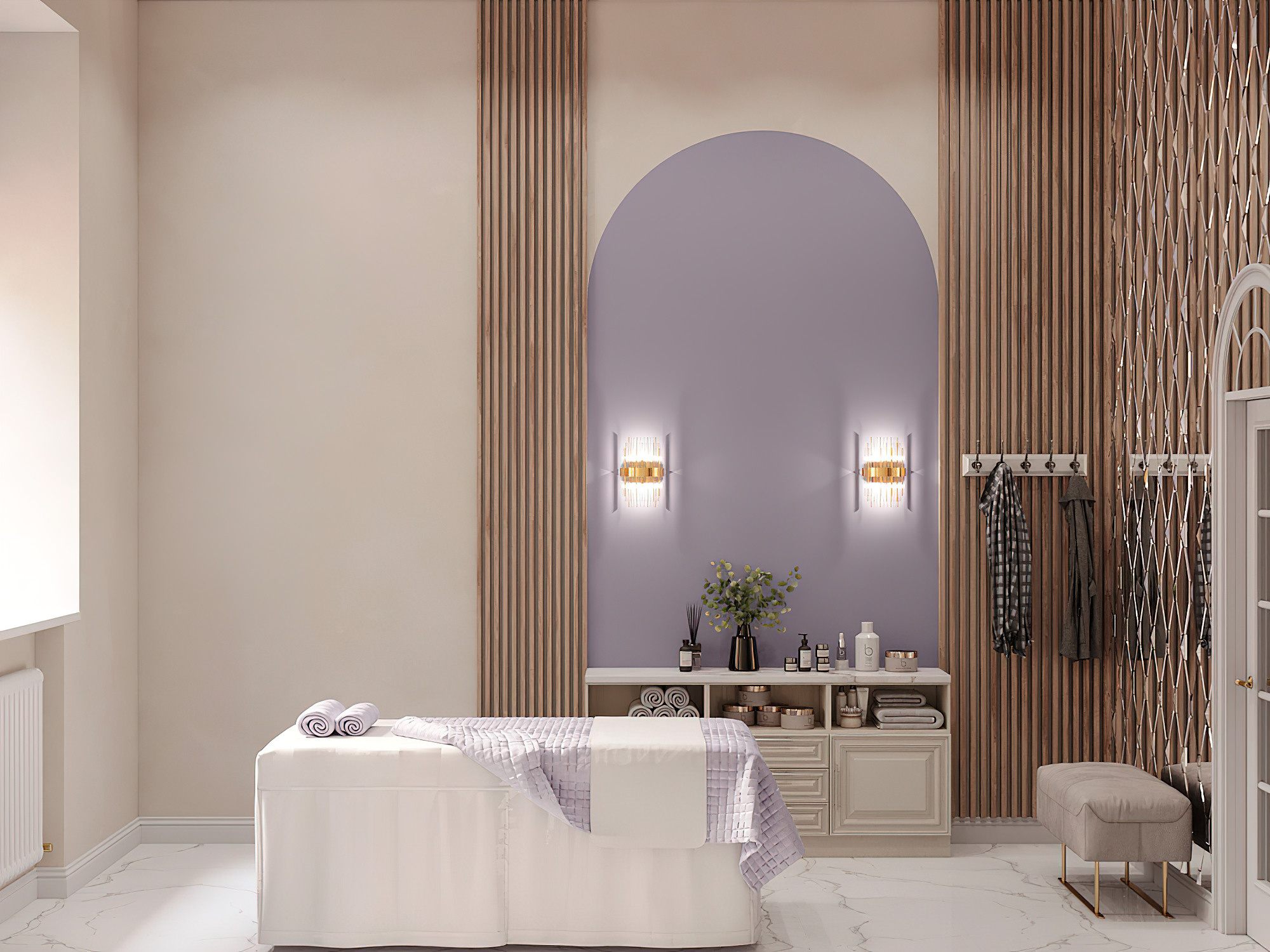 СПА салон «Sultan Spa». Батракова Наталья дизайнер интерьеров Санкт-Петербург Москва Архангель