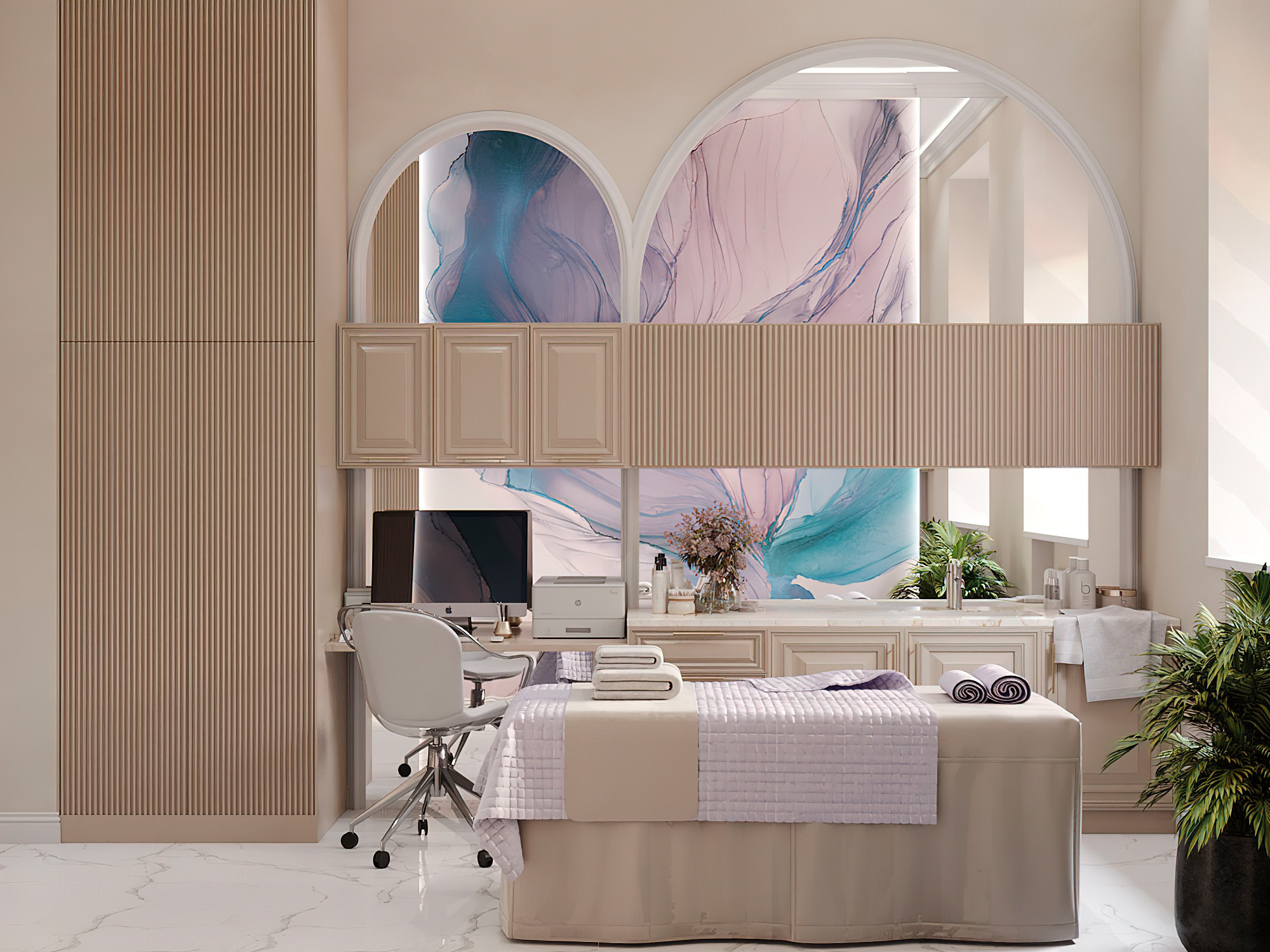 СПА салон «Sultan Spa». Батракова Наталья дизайнер интерьеров Санкт-Петербург Москва Архангель