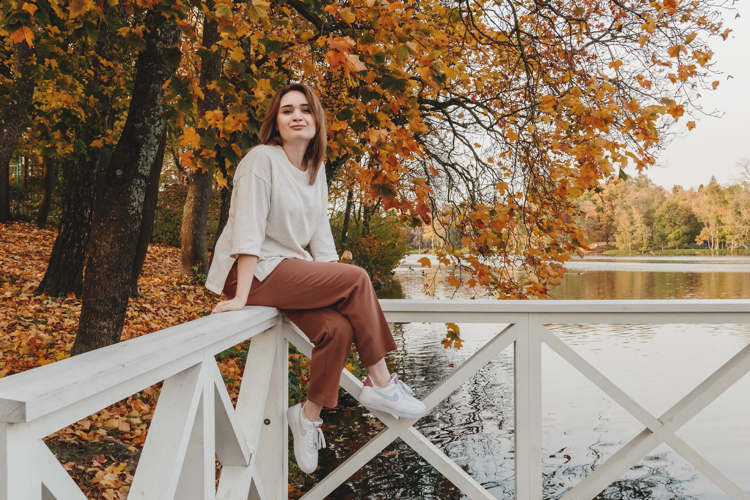 Девушка и осень. Семейный, Детский, Репортажный фотограф в Санкт-Петербурге Погодина Лю