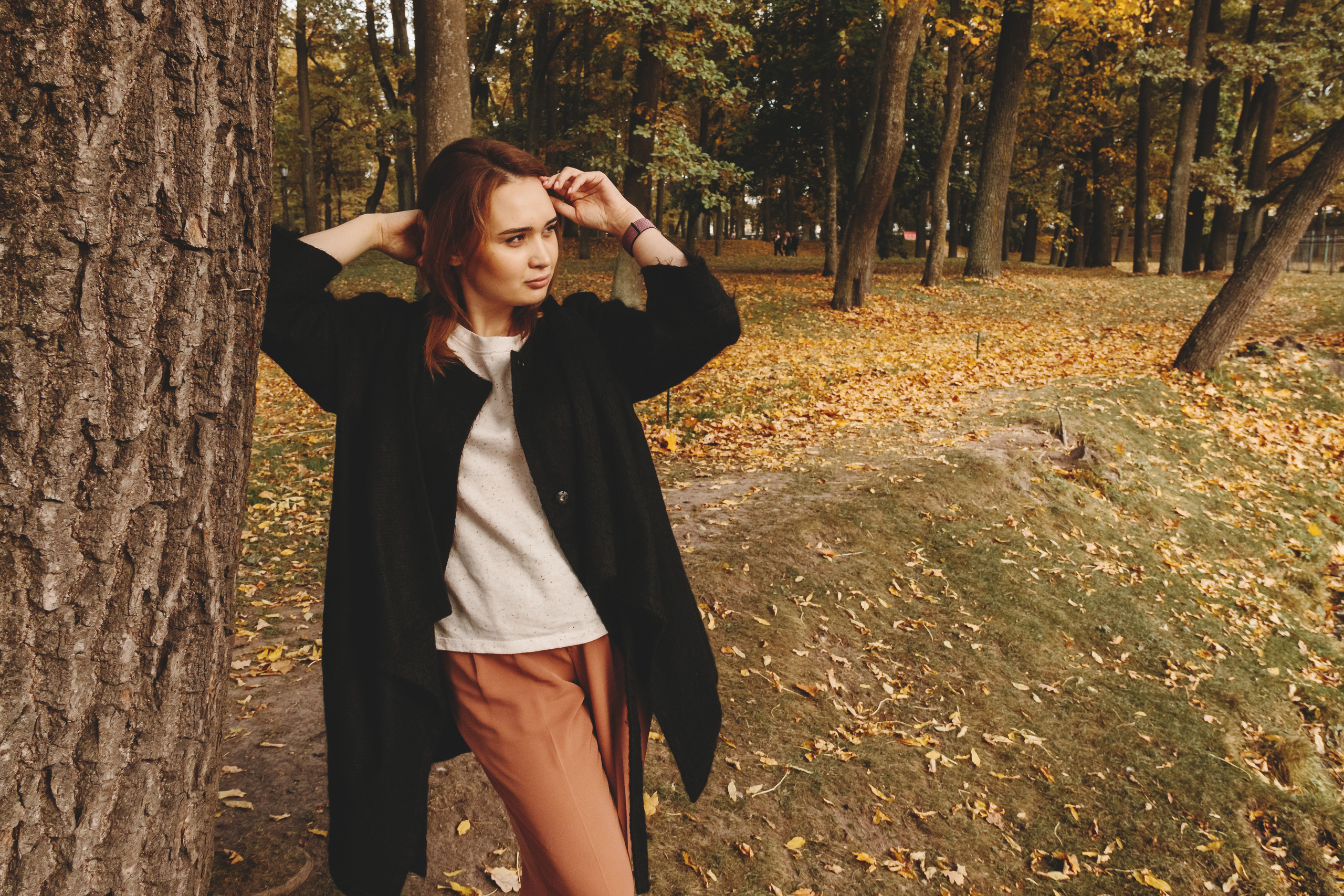 Девушка и осень. Семейный, Детский, Репортажный фотограф в Санкт-Петербурге Погодина Лю
