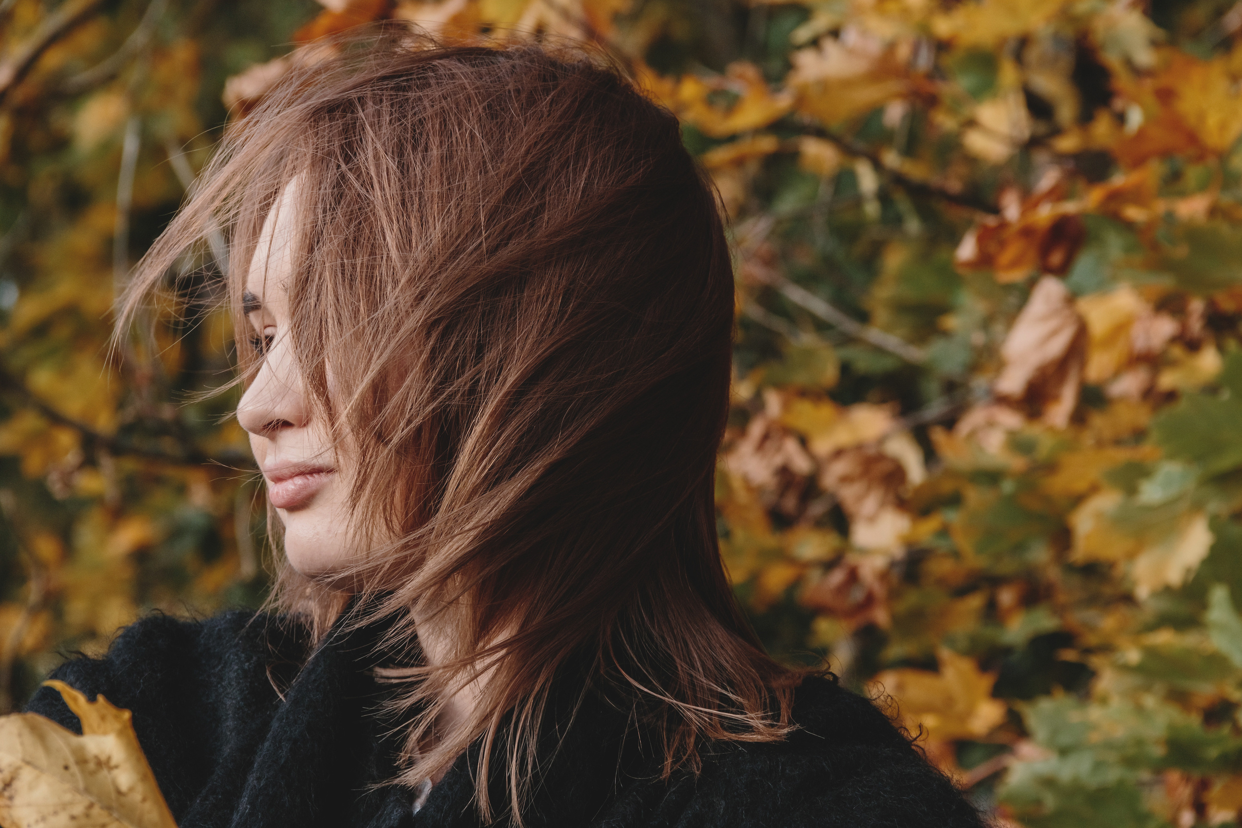 Девушка и осень. Семейный, Детский, Репортажный фотограф в Санкт-Петербурге Погодина Лю