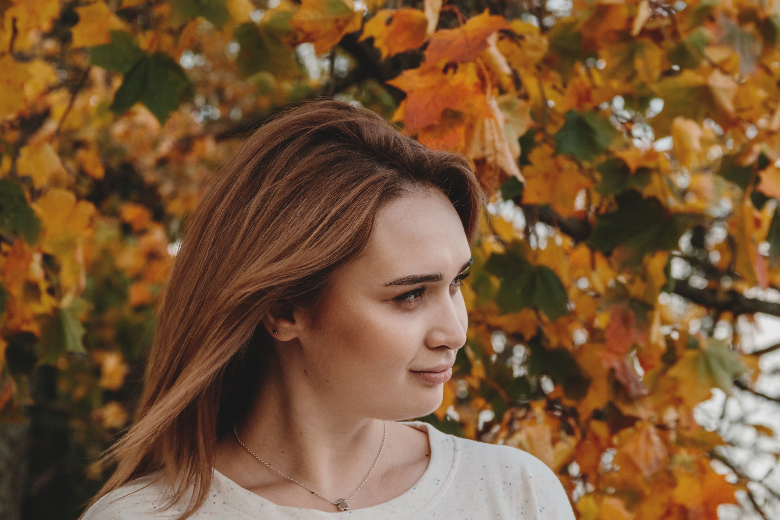 Девушка и осень. Семейный, Детский, Репортажный фотограф в Санкт-Петербурге Погодина Лю
