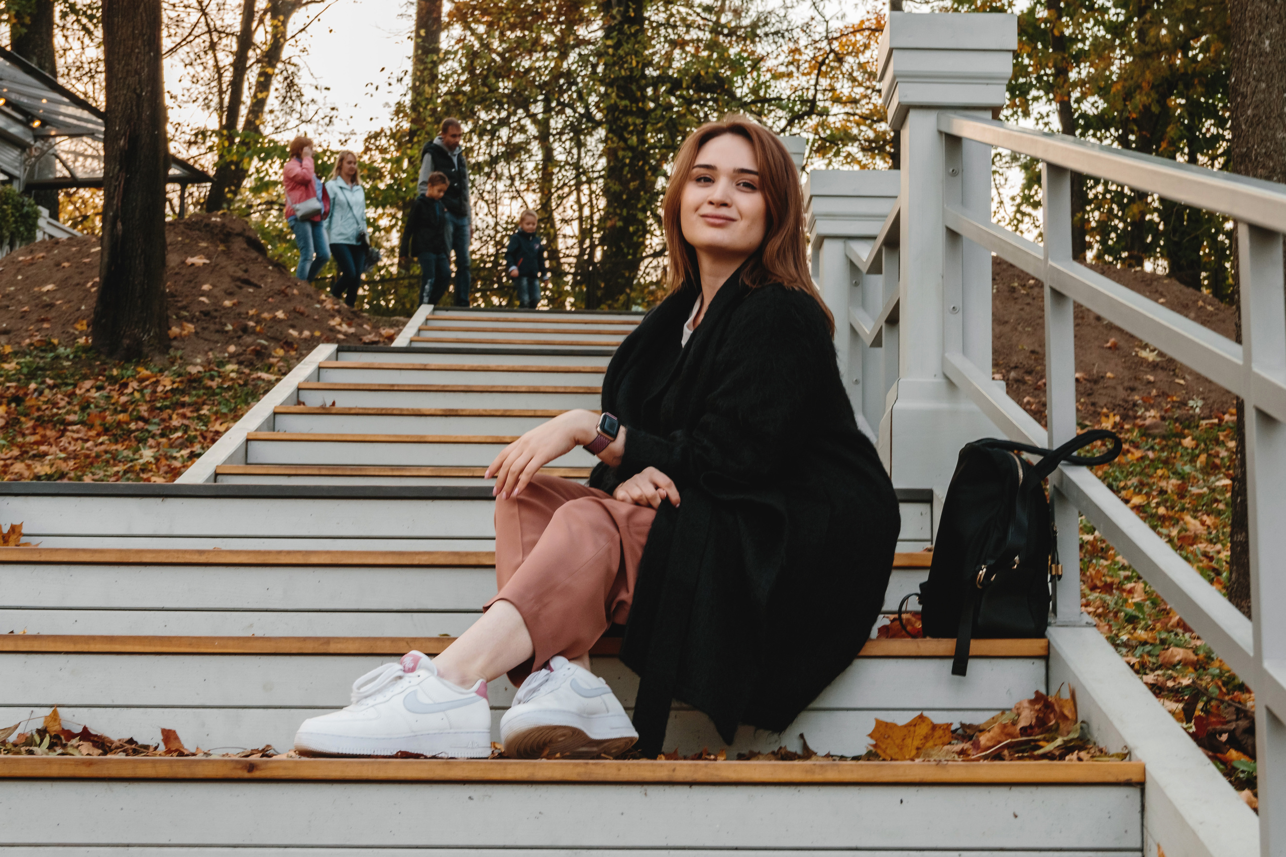 Девушка и осень. Семейный, Детский, Репортажный фотограф в Санкт-Петербурге Погодина Лю