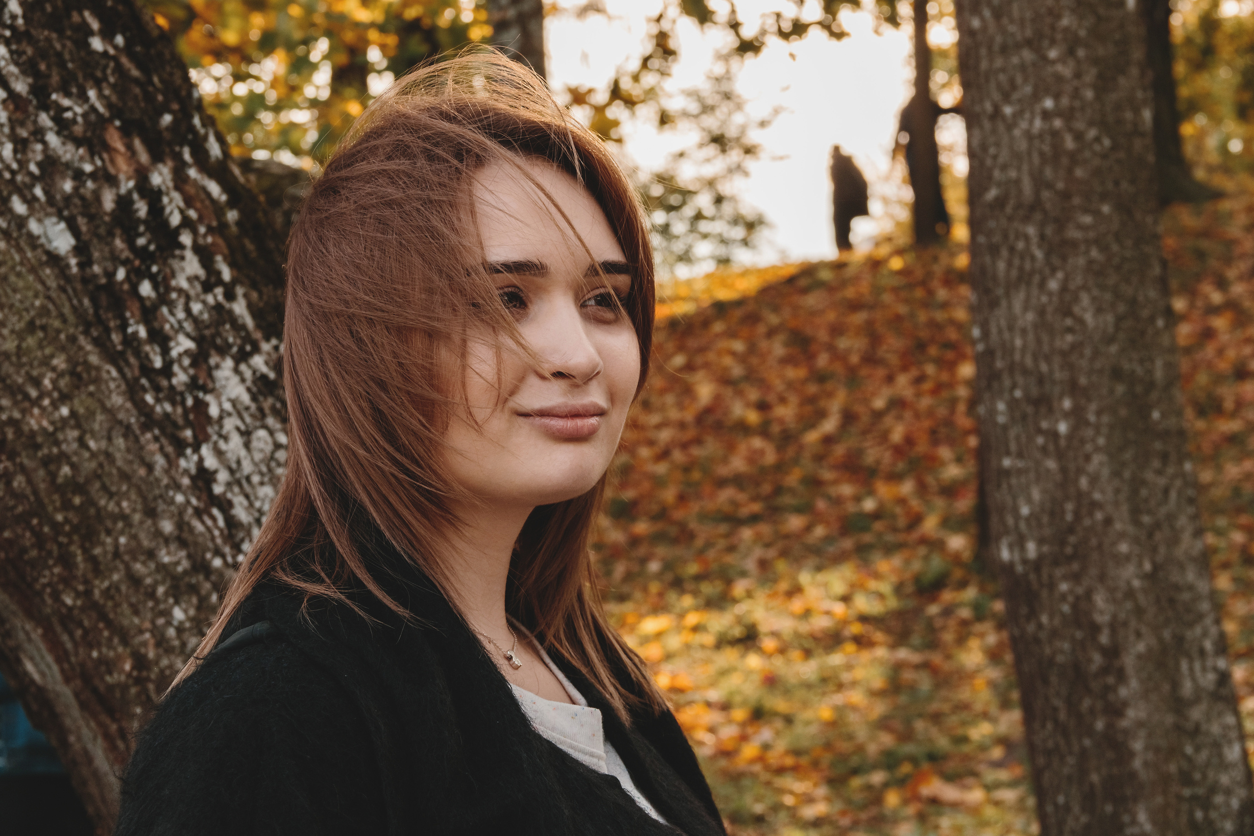 Девушка и осень. Семейный, Детский, Репортажный фотограф в Санкт-Петербурге Погодина Лю