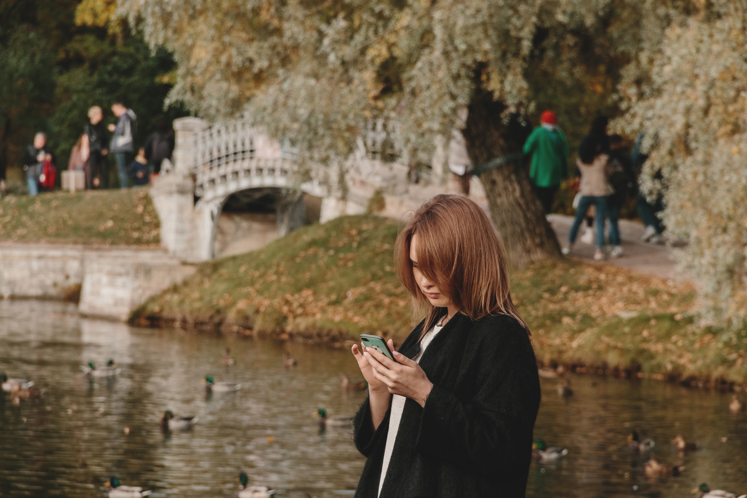 Девушка и осень. Семейный, Детский, Репортажный фотограф в Санкт-Петербурге Погодина Лю