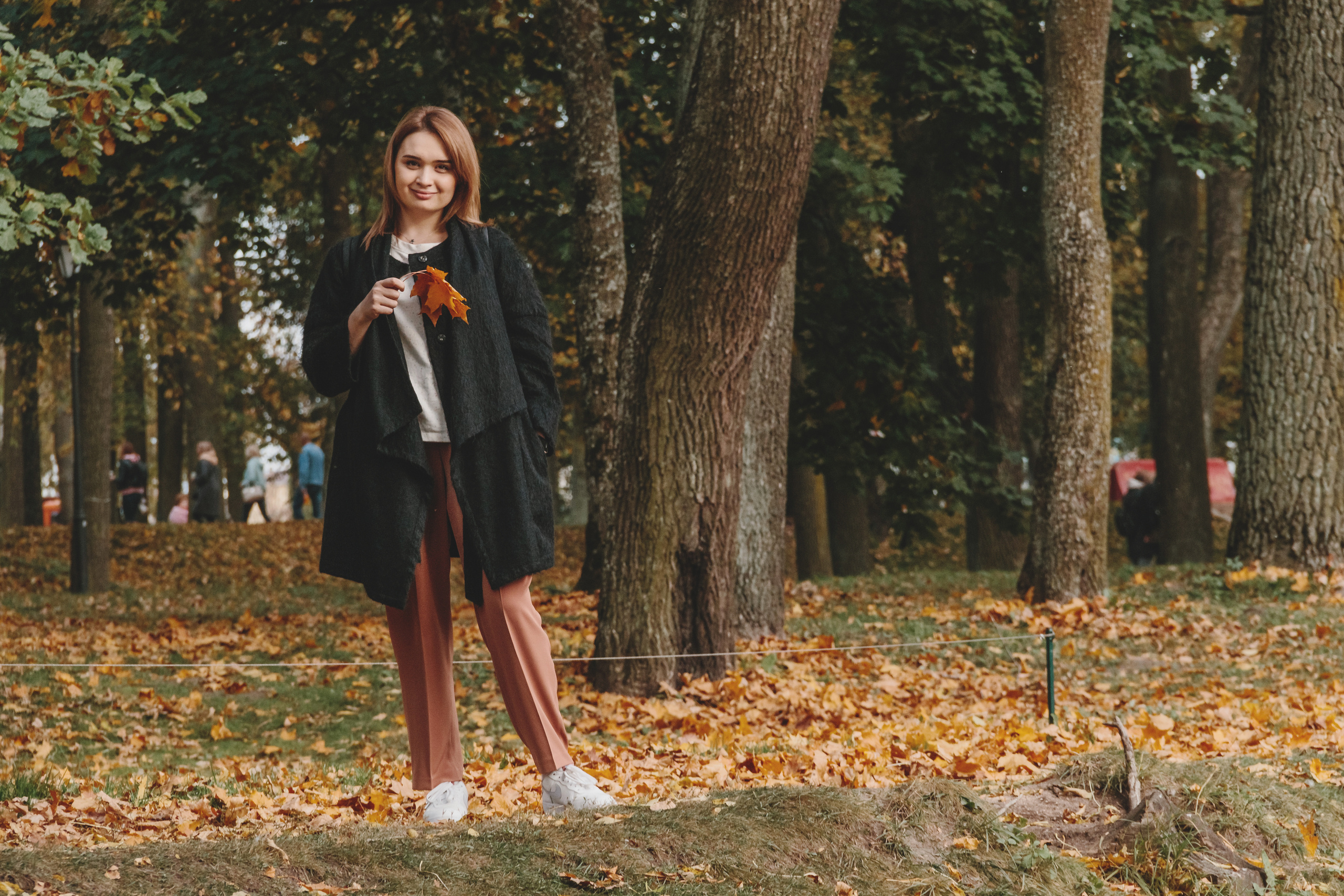 Девушка и осень. Семейный, Детский, Репортажный фотограф в Санкт-Петербурге Погодина Лю