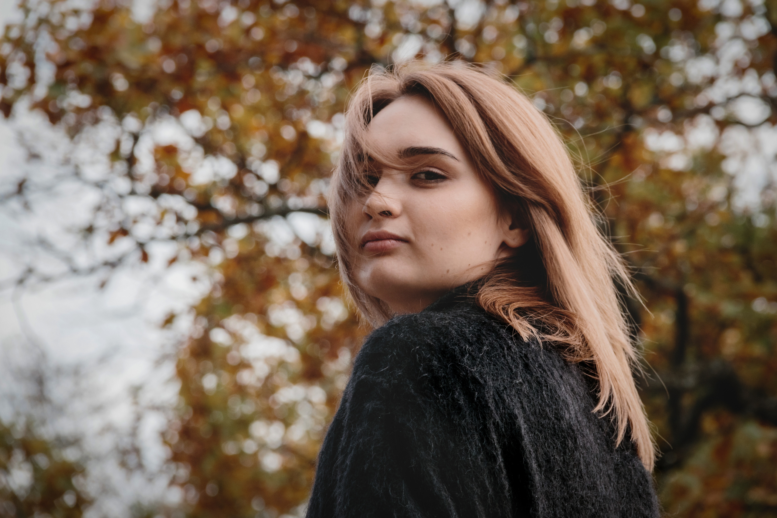 Девушка и осень. Семейный, Детский, Репортажный фотограф в Санкт-Петербурге Погодина Лю