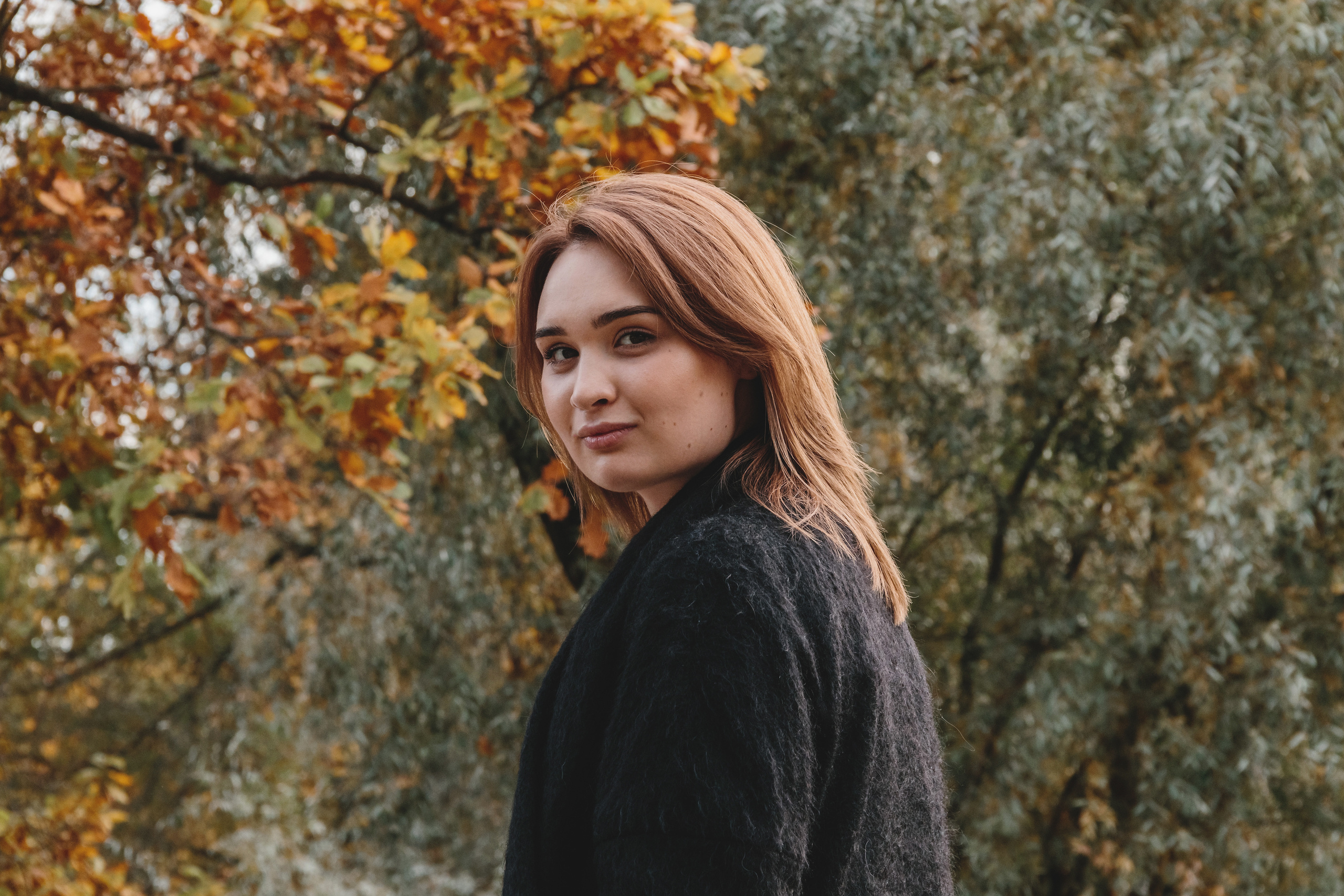 Девушка и осень. Семейный, Детский, Репортажный фотограф в Санкт-Петербурге Погодина Лю