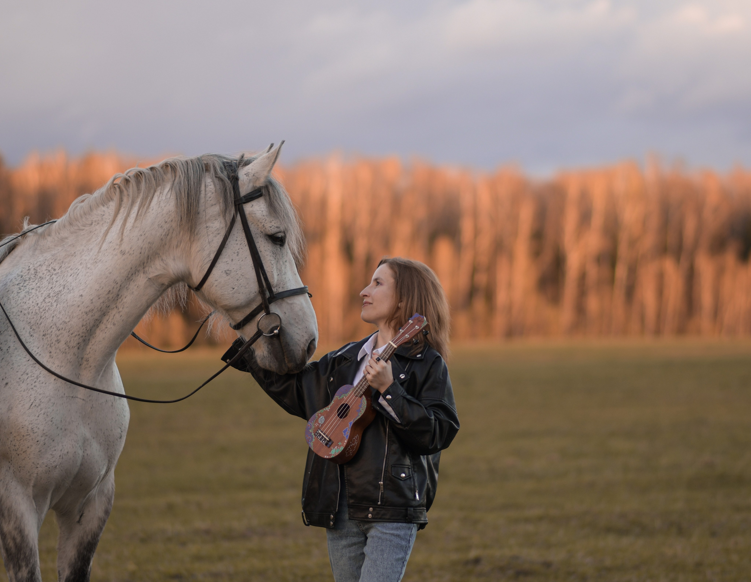 Портретная фотосессия с лошадьми. В созвучии с природой. Фотограф Светлана В. Пронина, Москва