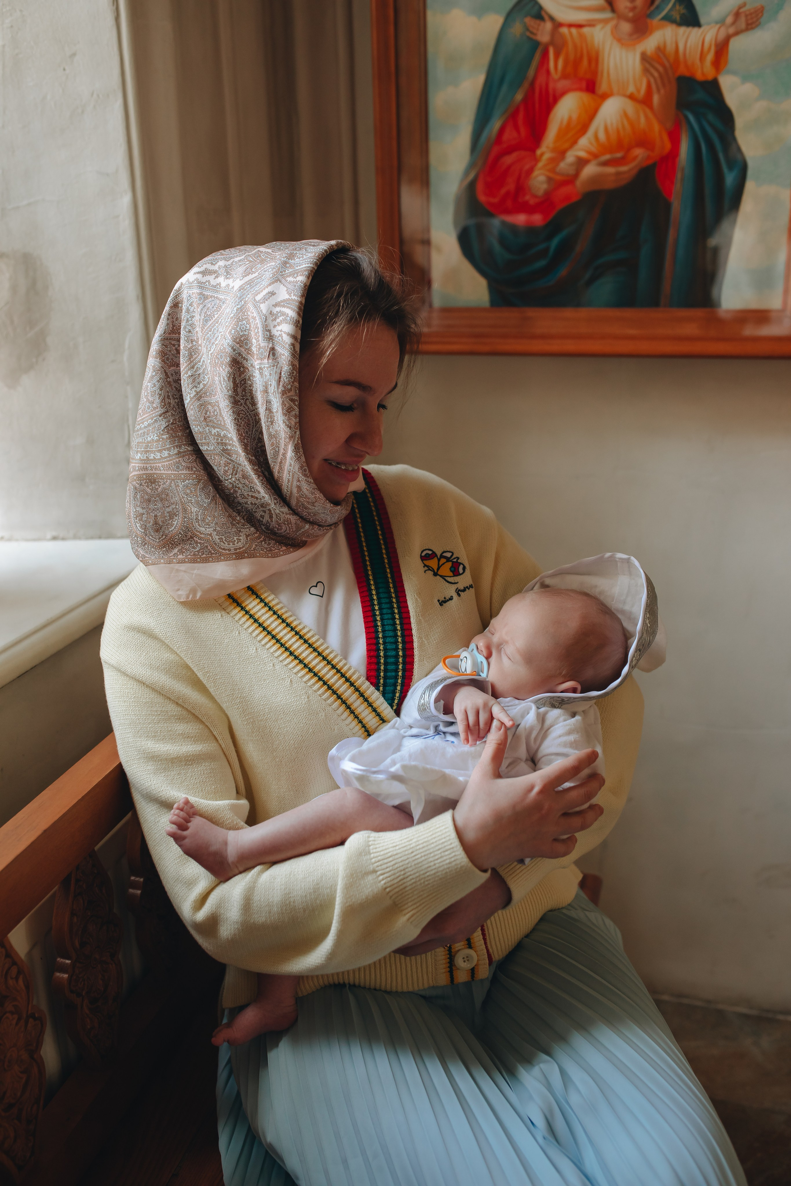 Крещение в светлом Храме. Семейный и детский фотограф в Москве Дорогова Екатерина
