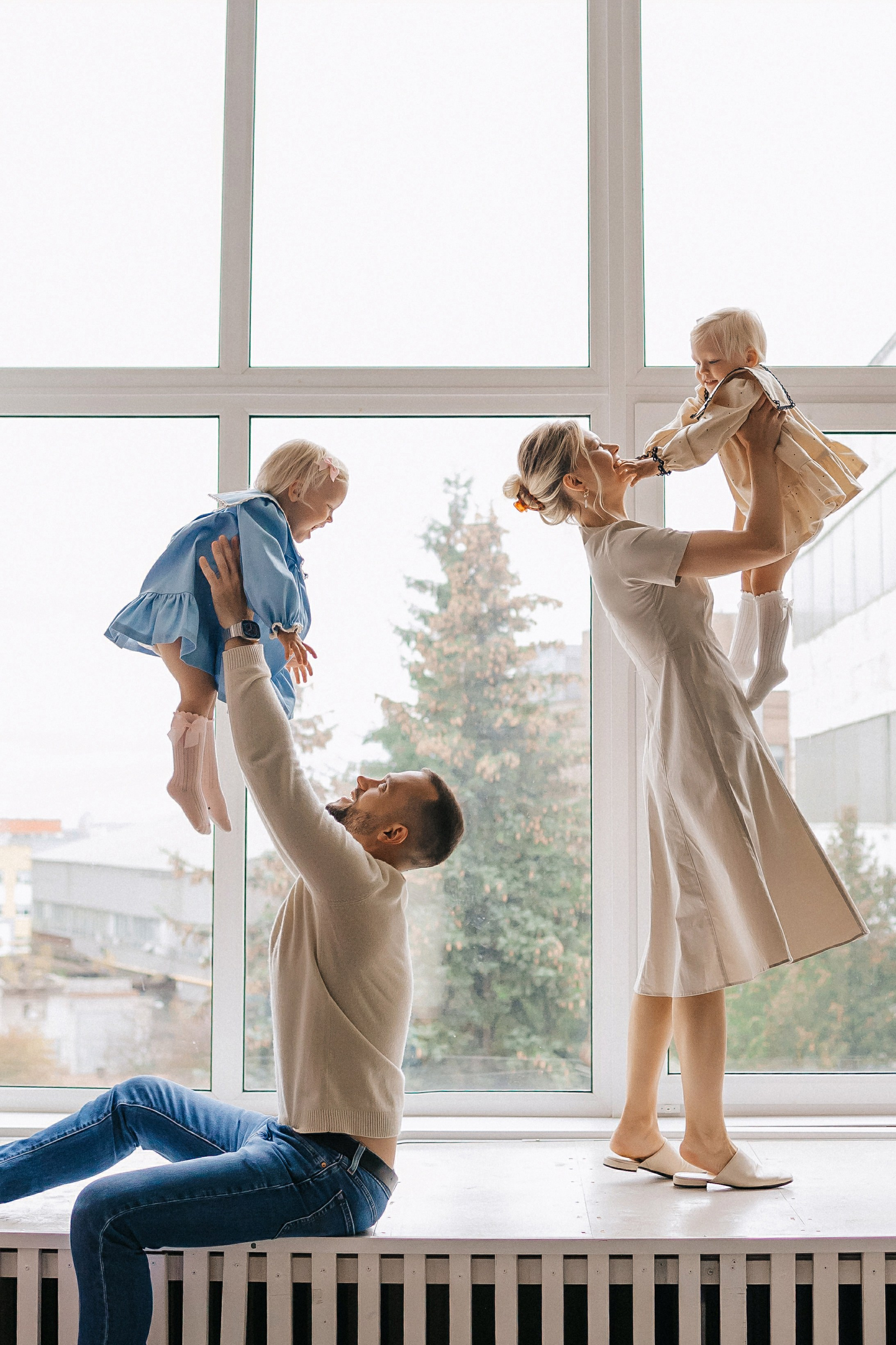 Сергей, Екатерина, Маша и Аня. Фотограф Нижний Новгород