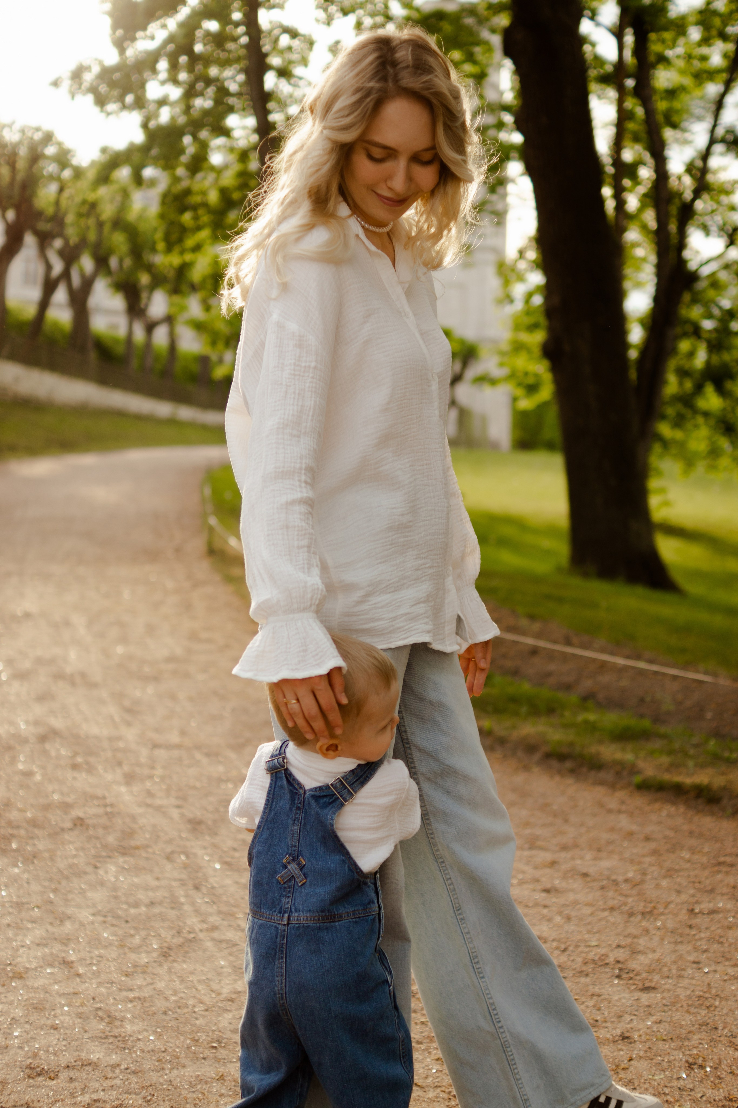 Аня с сыном Сашей