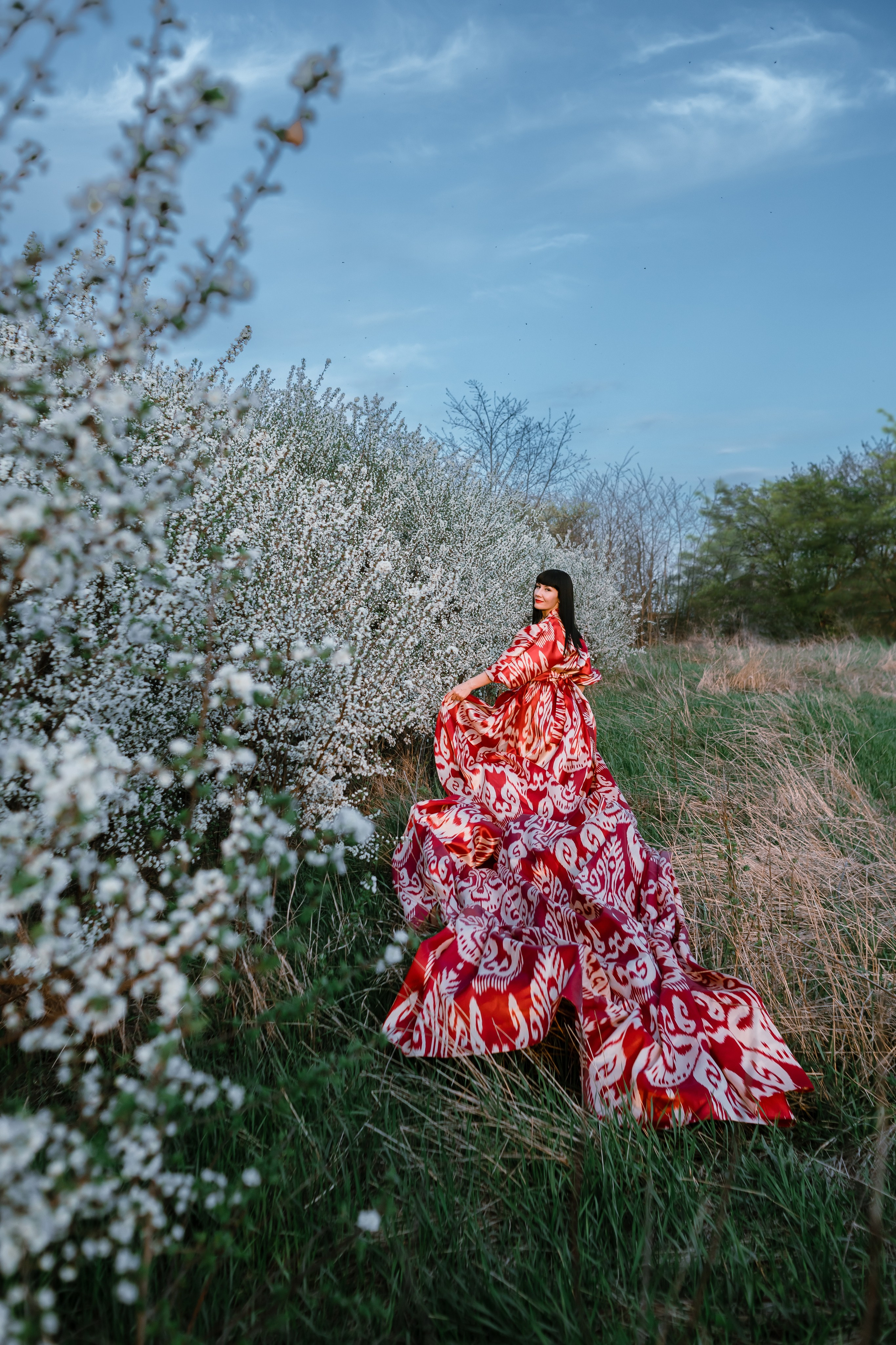 Фотосессия в платье со шлейфом. Свадебный и семейный фотограф в Краснодарском крае Мария Данилкина