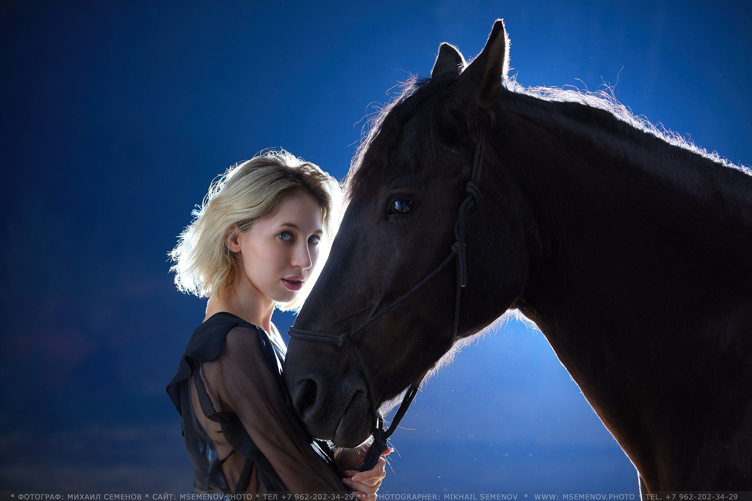 Фотосессия девушек с лошадьми Фотограф Михаил Семенов, г. Ярославль