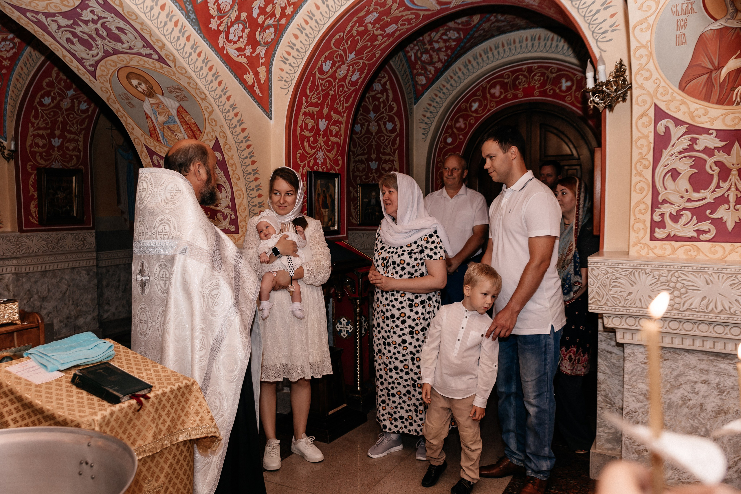 Крещение Саши. Семейный фотограф Минск Усова Ольга