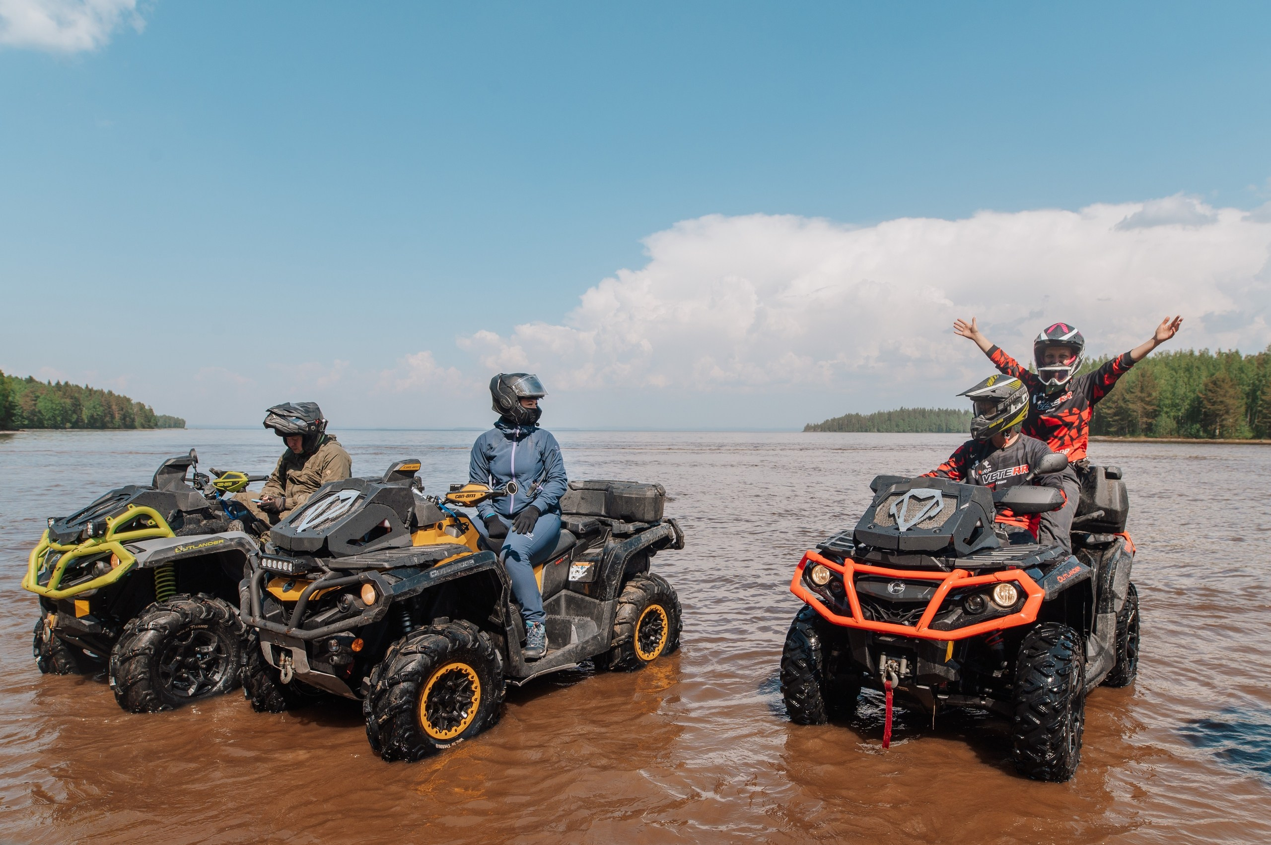 Путешествие на квадроциклах. Профессиональный фотограф и видеограф в Сортавала Ася Легконогова