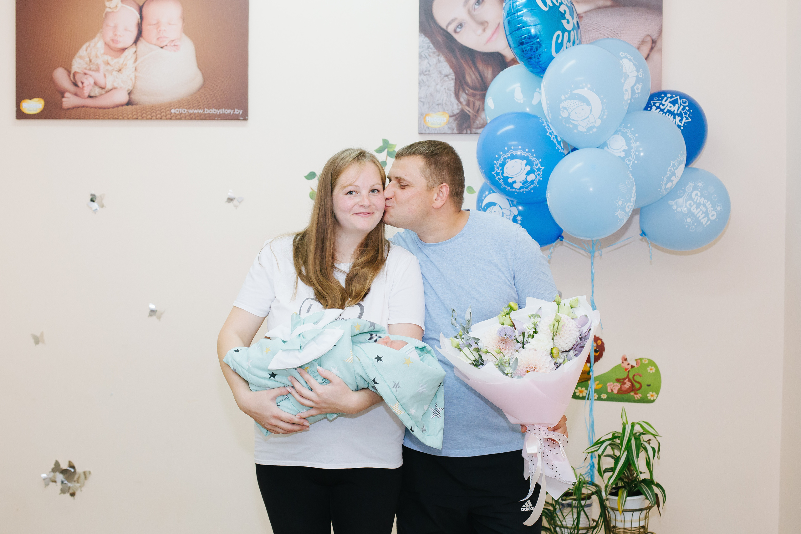 Выписка из роддома. Фотограф ВИКА МЕДУЗА